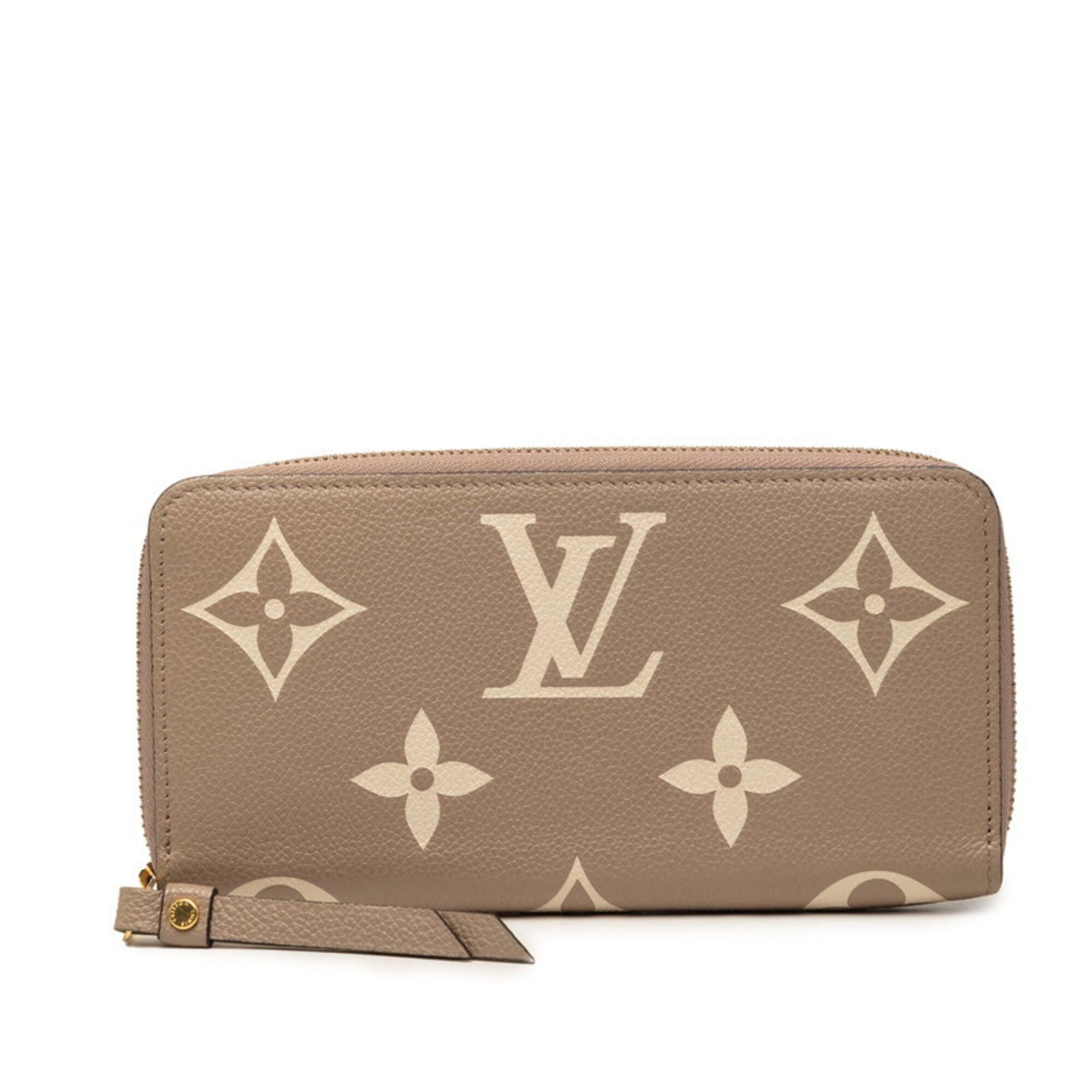 Louis Vuitton Louis Vuitton Monogram Empreinte Bicolor Zippy Wallet Round Zipper Long M69794 Tourterelle Crème Beige Leather Women's LOUIS VUITTON Size ONE SIZE - 1 Thumbnail