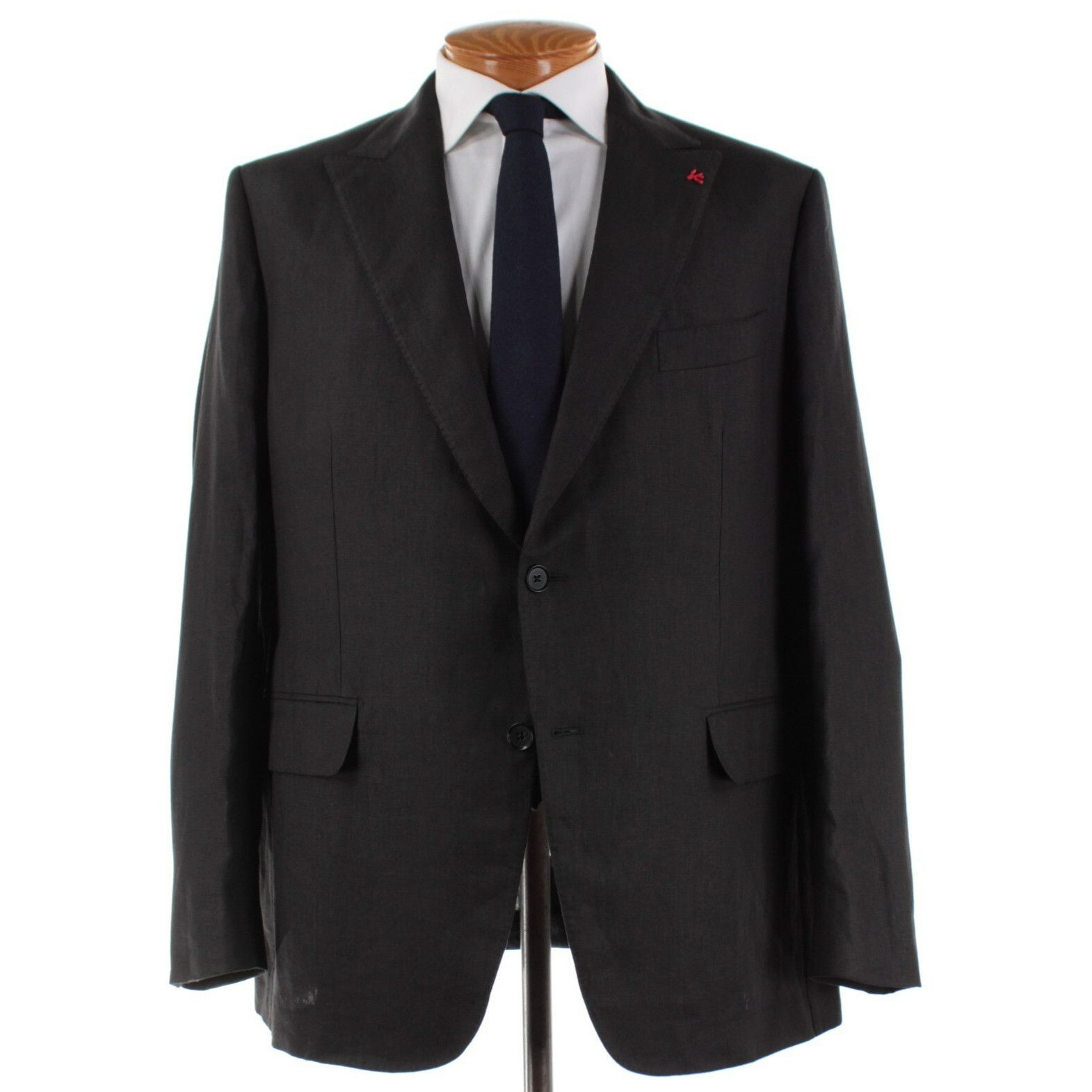 Isaia isaia Suit Size US 48 Regular in Black Size 48R - 1 Thumbnail