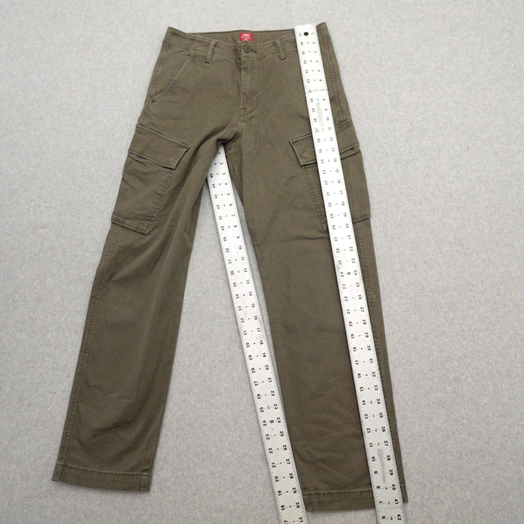 Levi's LEVI’S XX CARGO Mens Small (31X30) Green Tapered Pants with Side Pockets Vintage? Size US 31 - 3 Thumbnail