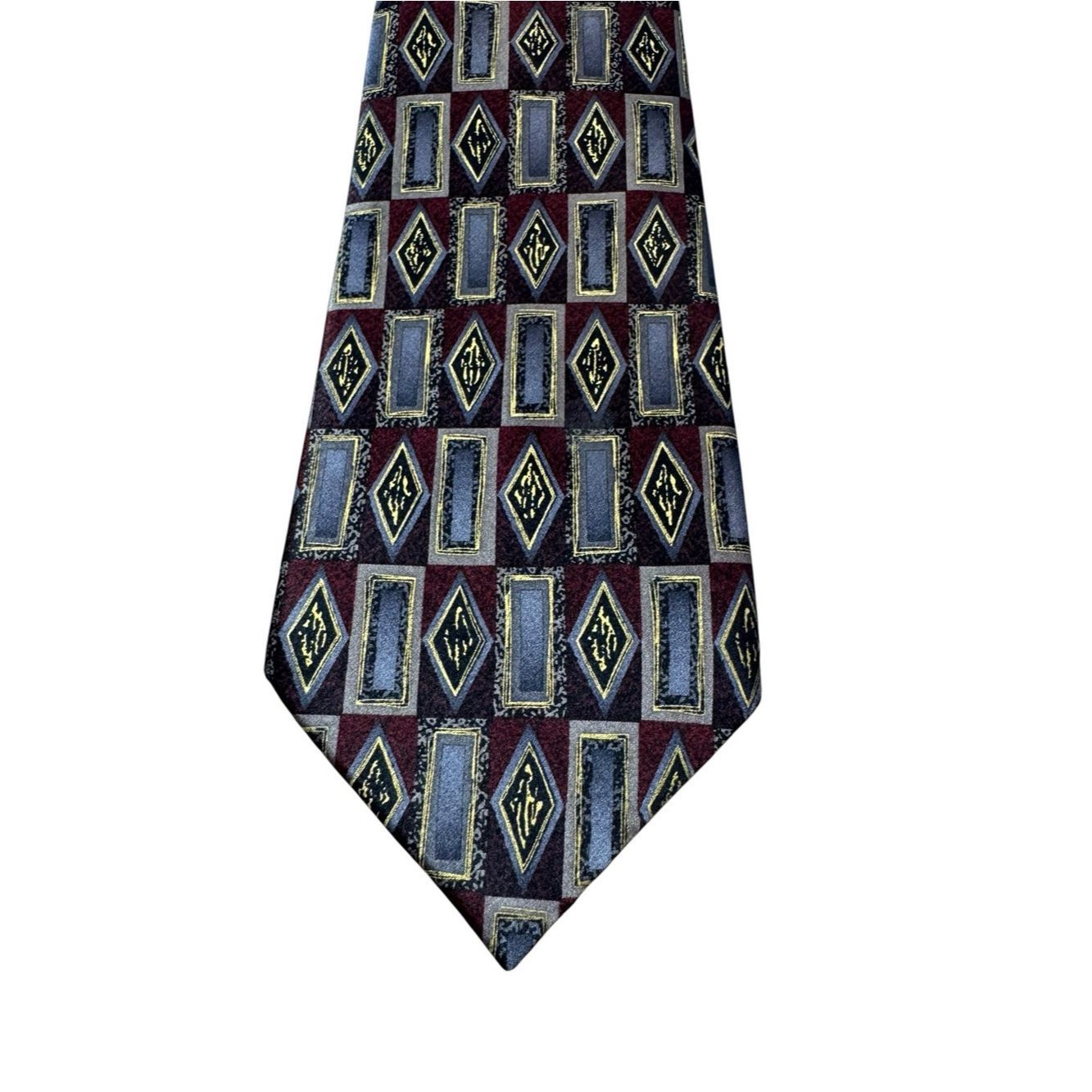 Other Cocktail Colors Abstract Print Silk Tie Size ONE SIZE - 4 Thumbnail
