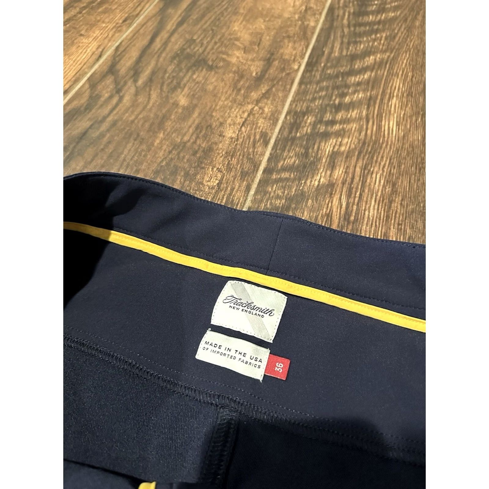 Vintage Tracksmith Shorts Mens 34 Blue Elliot Stretch Athletic Back Pocket Size Size US 34 / EU 50 - 4 Thumbnail