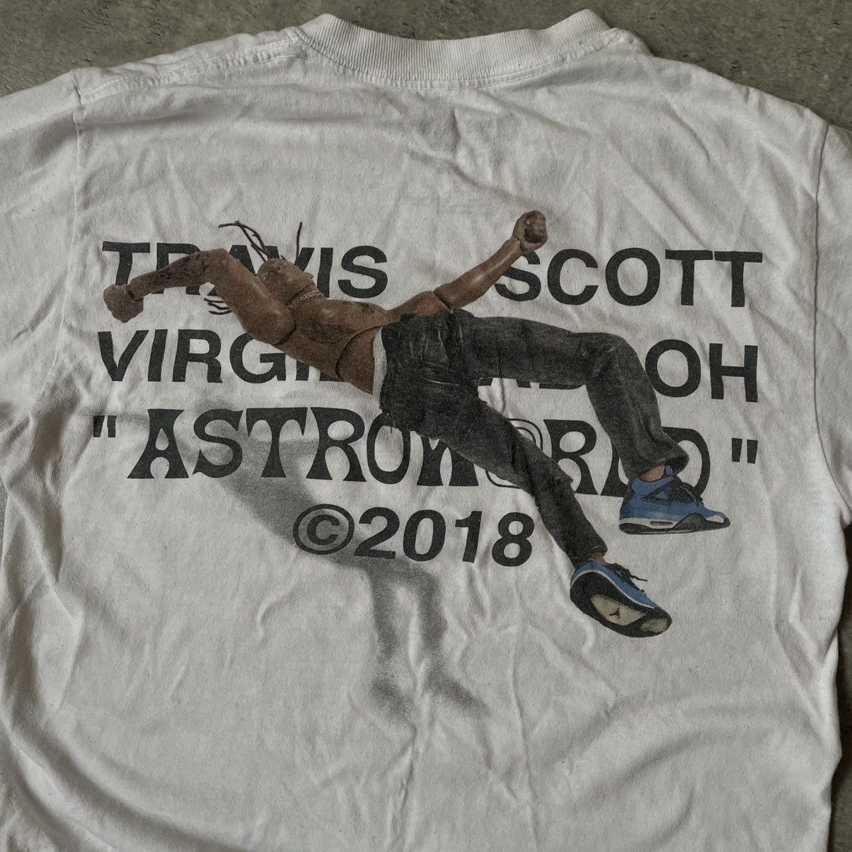 Travis Scott × Virgil Abloh Crazy Travis Scott Virgil Abloh Astroworld 2018 T-Shirt Size US S / EU 44-46 / 1 - 2 Thumbnail
