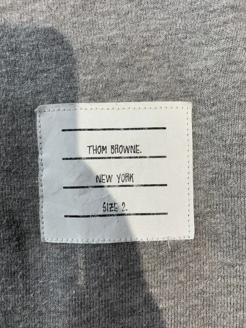 Thom Browne Thom Browne Round collar grey hoodie Size US M / EU 48-50 / 2 - 3 Thumbnail