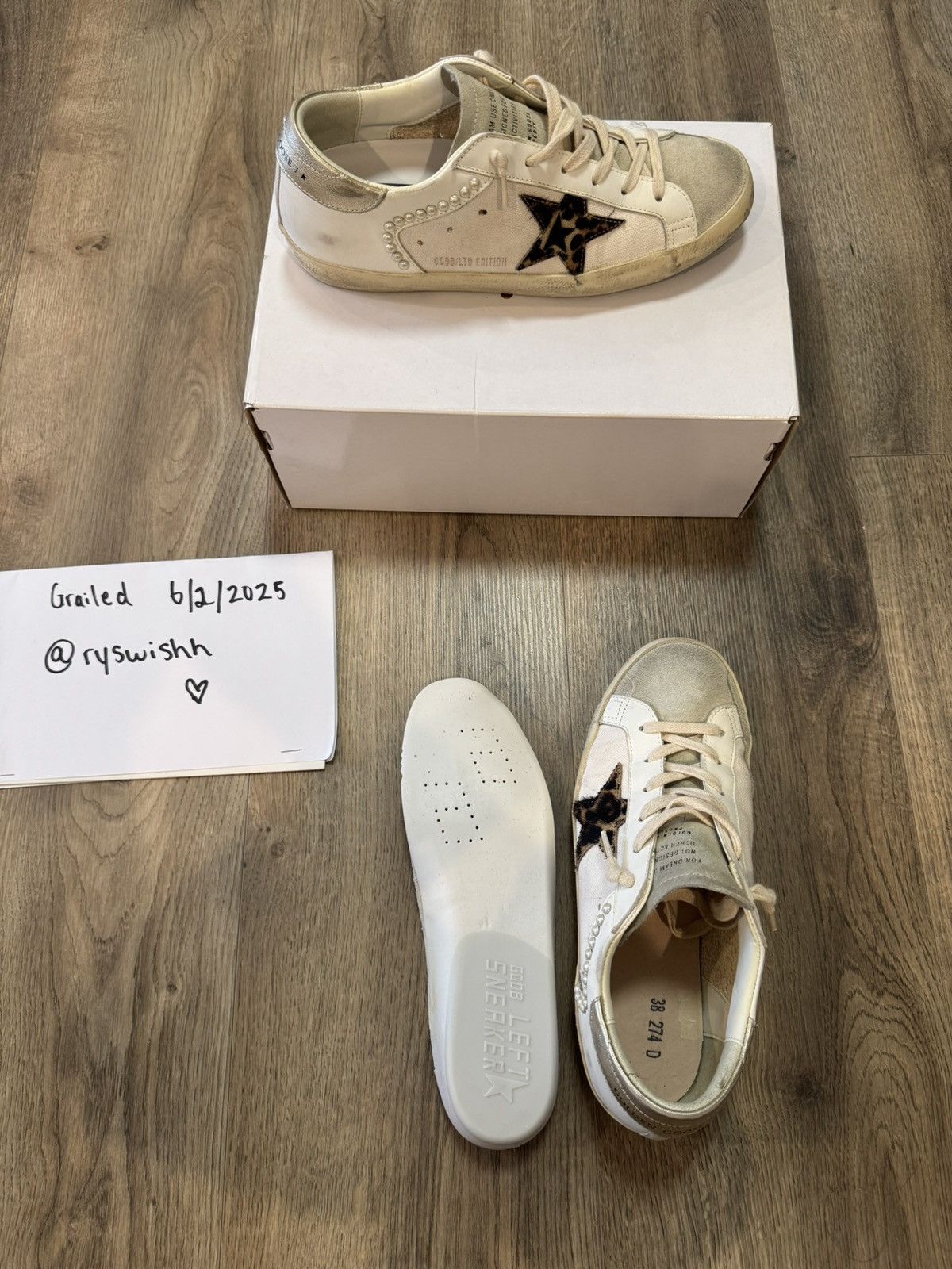 Golden Goose Golden Goose Lowtop Sneaker Size US 8 / IT 38 - 10 Thumbnail