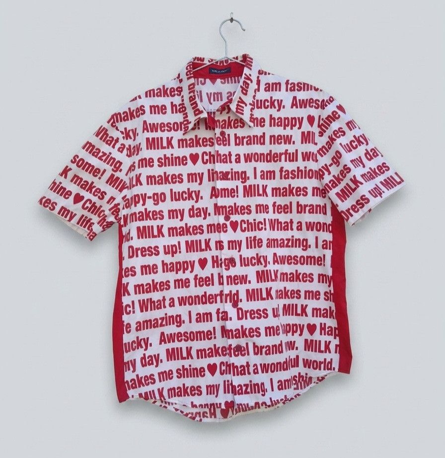 Japanese Brand MILKBOY Harajuku Tokyo Typography Heart Men Fit S to M Size US S / EU 44-46 / 1 - 1 Thumbnail