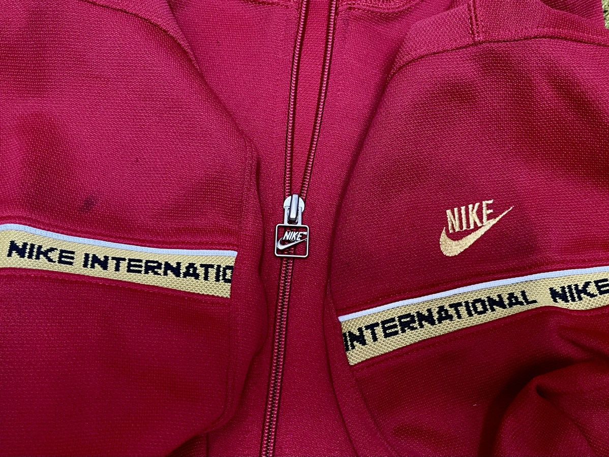 Nike Vtg Nike Sweat Jacket Size US L / EU 52-54 / 3 - 3 Thumbnail