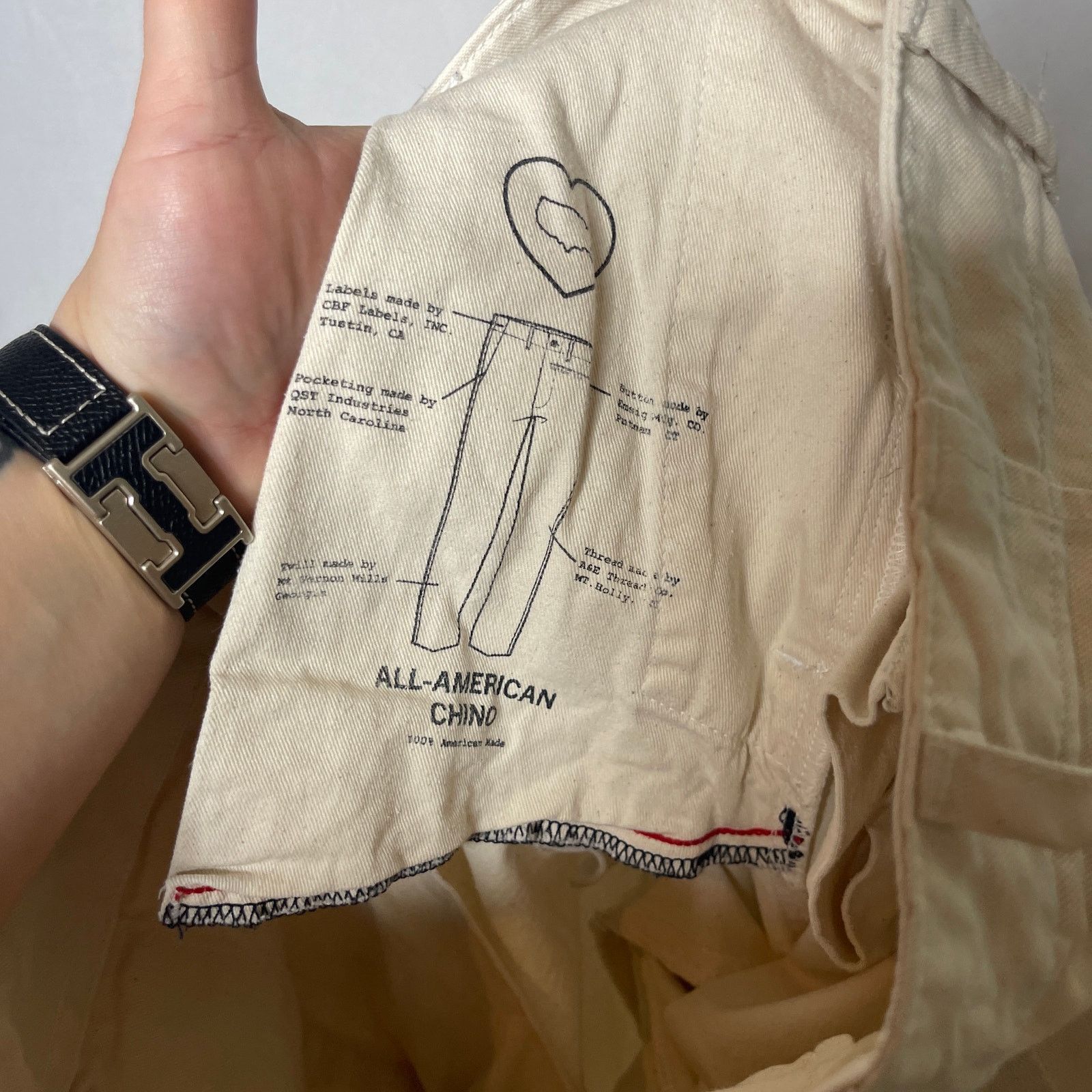 Imogene + Willie × Save Khaki United Imogene + Willie Save Khaki United all american chino natura Size US 27 - 8 Thumbnail