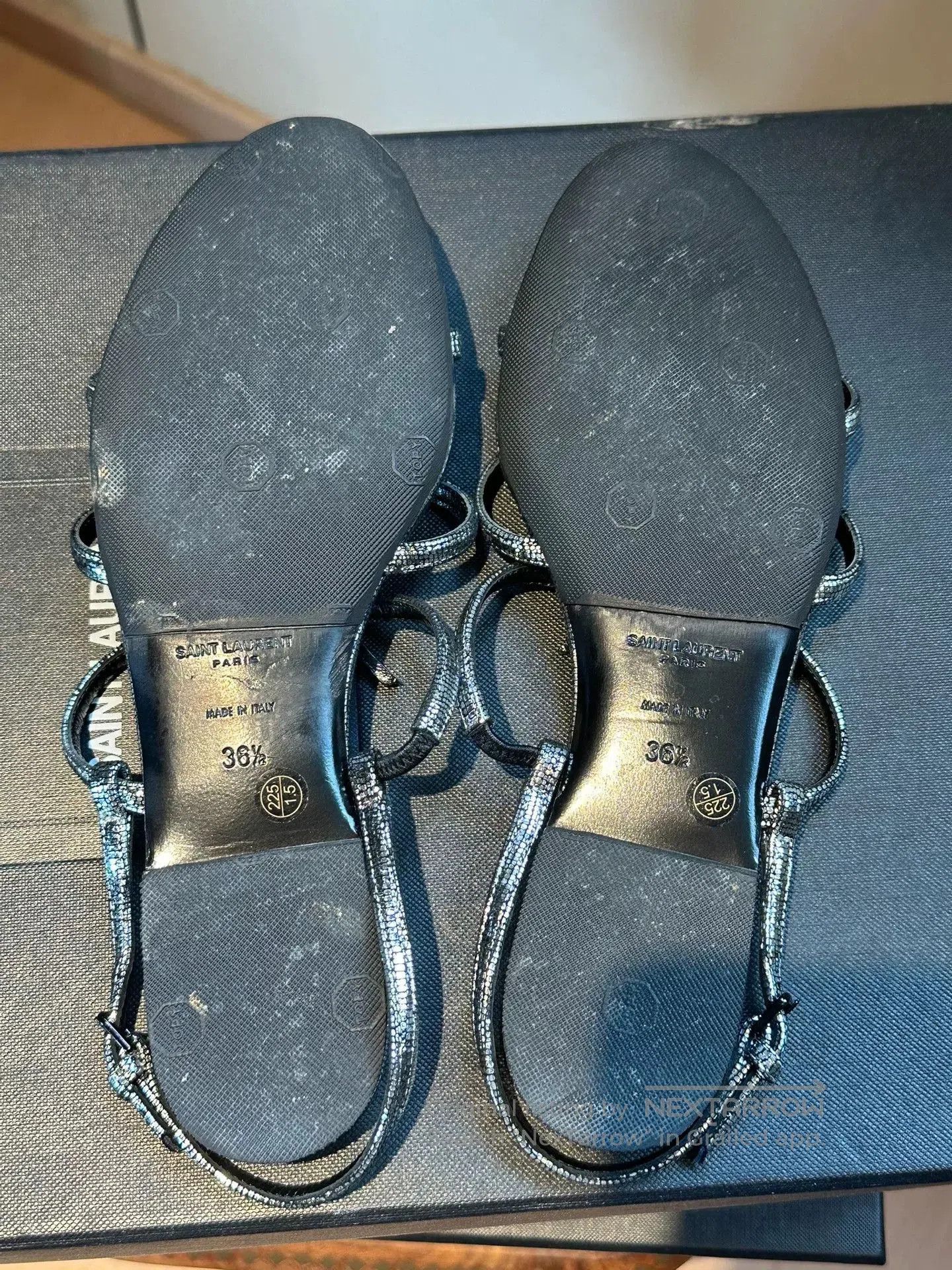 Other Saint Laurent Silver Logo Sandals Size 36.5. Size US 5.5 / IT 35.5 - 3 Thumbnail