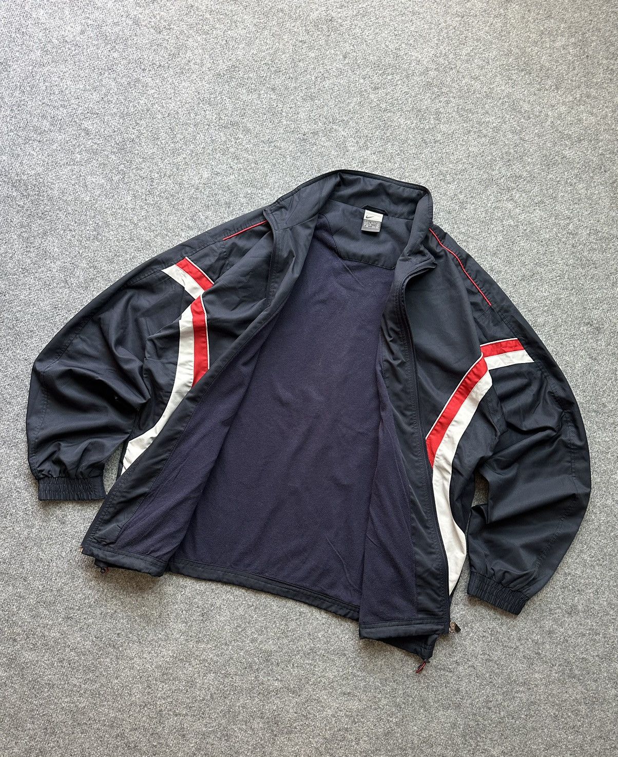 Nike Vintage zip track jacket Nike swoosh logo Size US XL / EU 56 / 4 - 6 Thumbnail