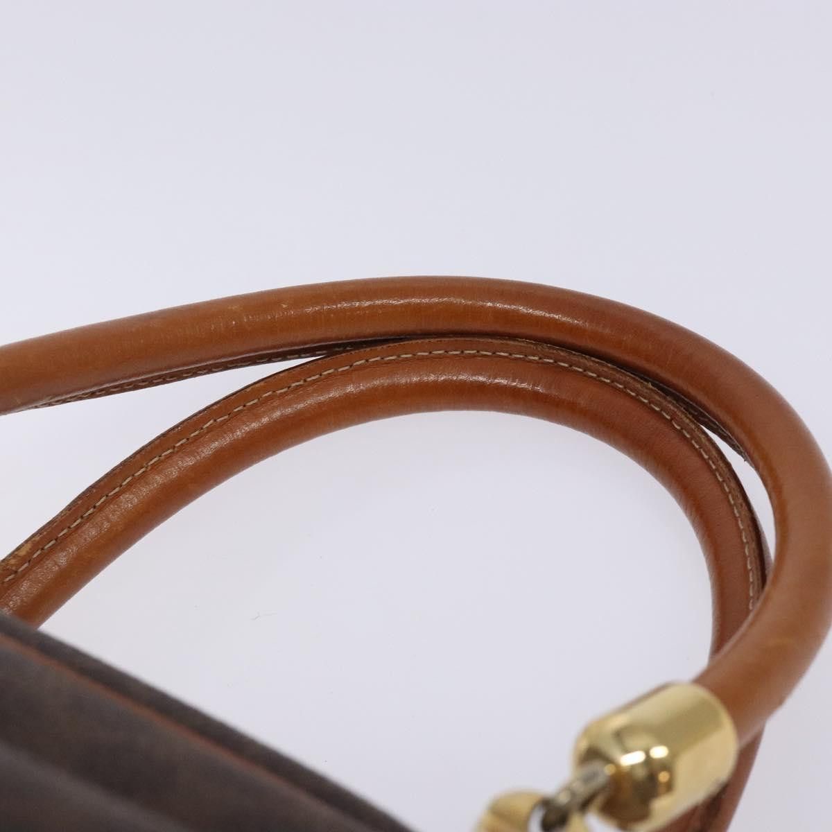 Celine CELINE Macadam Canvas Hand Bag Pvc Leather Brown Gold Size ONE SIZE - 8 Thumbnail