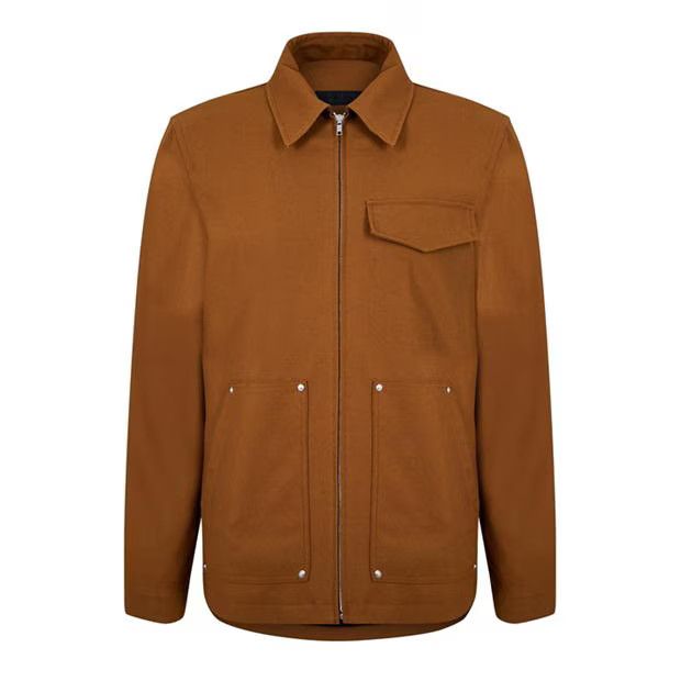 image of Helmut Lang O1G2R1Mq0524 Coach Jackets In Brown, Men's (Size XL)