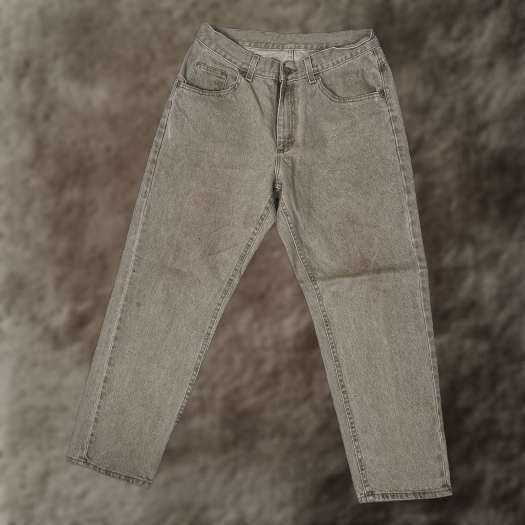 Lee VINTAGE Lee Jeans Riveted 30x30 Denim Brown USA 90s Regular Mens Jeans 5-Pocket Size US 30 / EU 46 - 1 Thumbnail