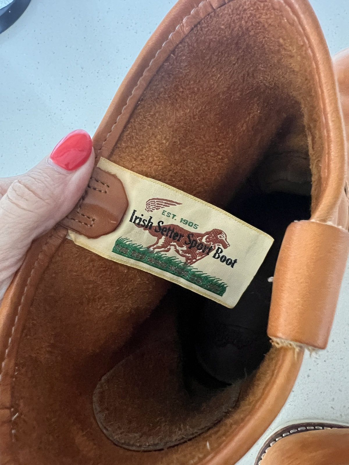 Red Wing Red Wing Pull-On Boots – Red Leather – Vibram Sole – 10D Size US 10 / EU 43 - 6 Thumbnail