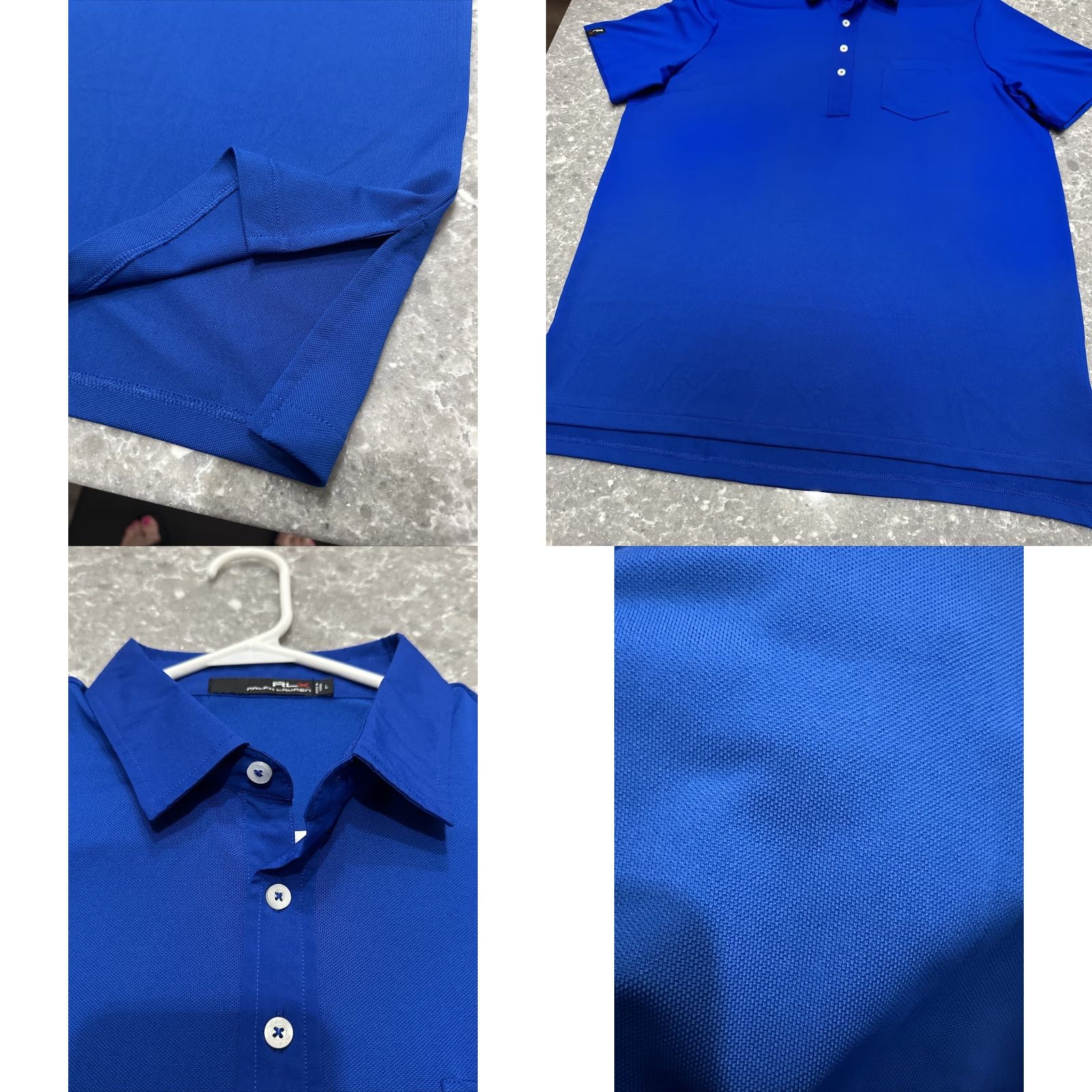 RLX Ralph Lauren RLX Ralph Lauren Polo SS Shirt Royal Blue Golf Lightweight Logo Men L Size US L / EU 52-54 / 3 - 8 Thumbnail