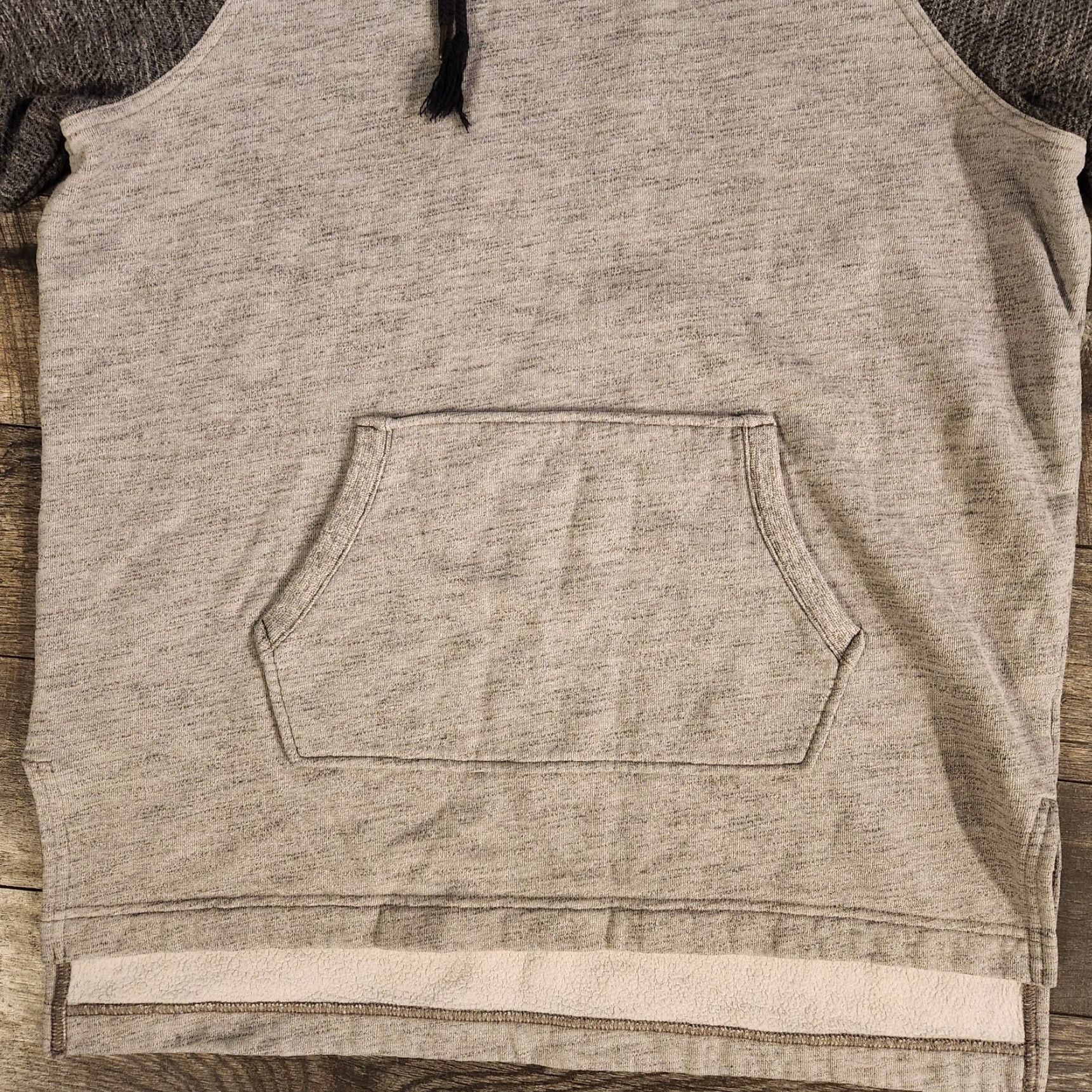 Vintage Homage Hoodie Mens Large Gray Long Sleeve Pullover Active Dog Hooded Pockets Linear Size US L / EU 52-54 / 3 - 2 Thumbnail
