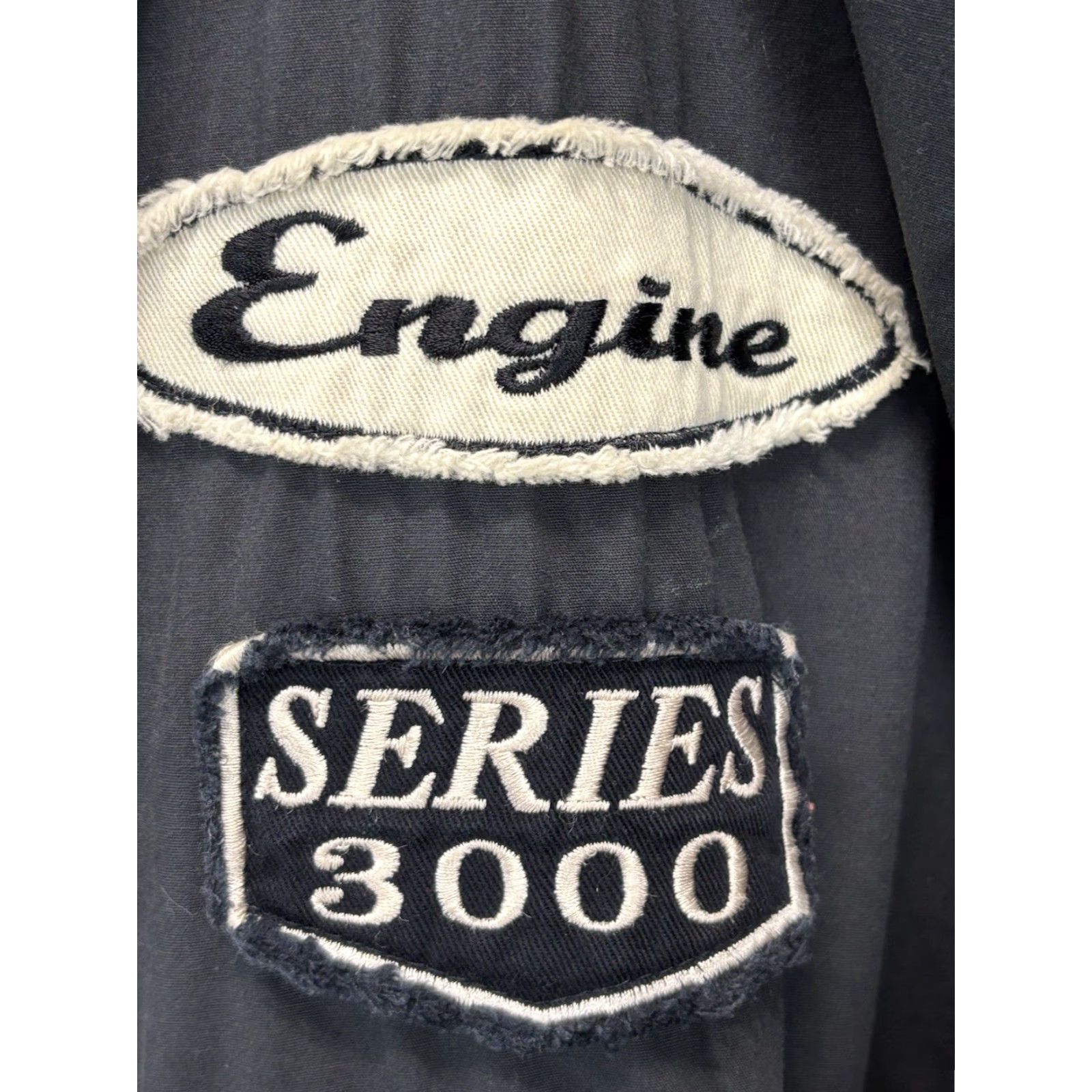 Gap VINTAGE Gap Anorak Jacket Men's Medium Hooded Faded Black Racing Y2K Size US M / EU 48-50 / 2 - 5 Thumbnail
