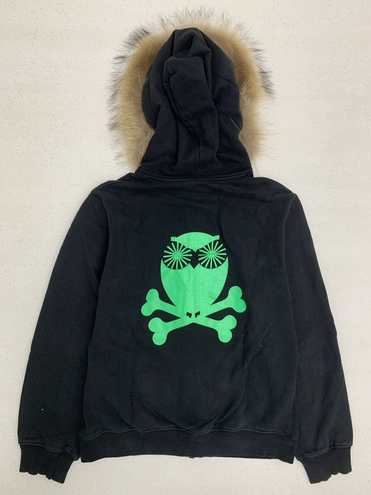 Japanese Brand OWL SKULL JAPANESE FUR ZIP HOODIE IFSIXWASNINE LGB STYLE Size US M / EU 48-50 / 2 - 11 Thumbnail