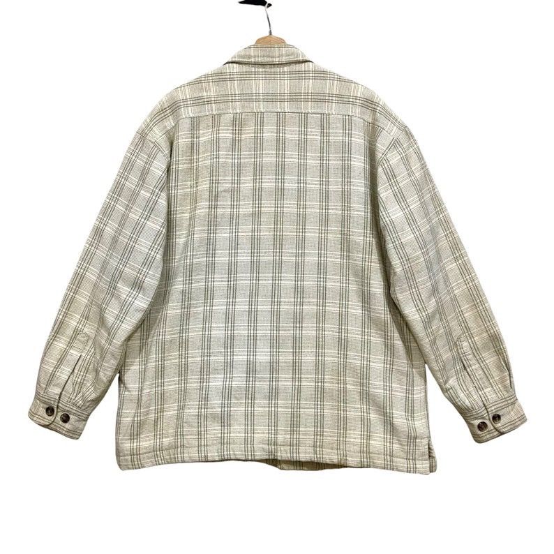 Lucky Brand × Vintage Vintage 90s Lucky Strike Sherpa Button Up Jacket Shirt Size US L / EU 52-54 / 3 - 8 Thumbnail