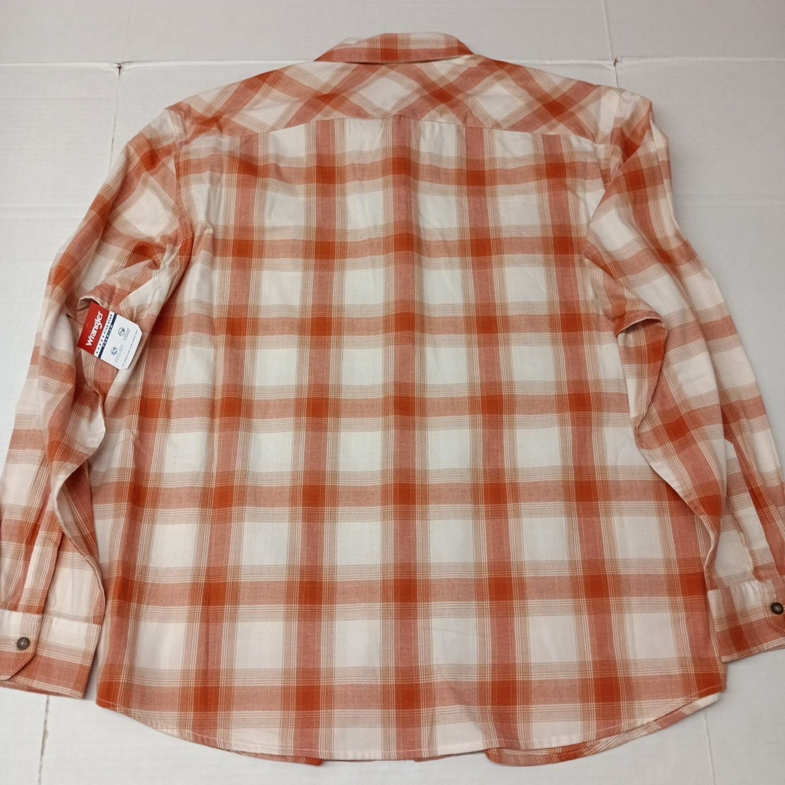 Wrangler Wrangler Cowboy Wash Shirt Men's 2XL Hazel Plaid Twill Woven Size US XXL / EU 58 / 5 - 8 Thumbnail