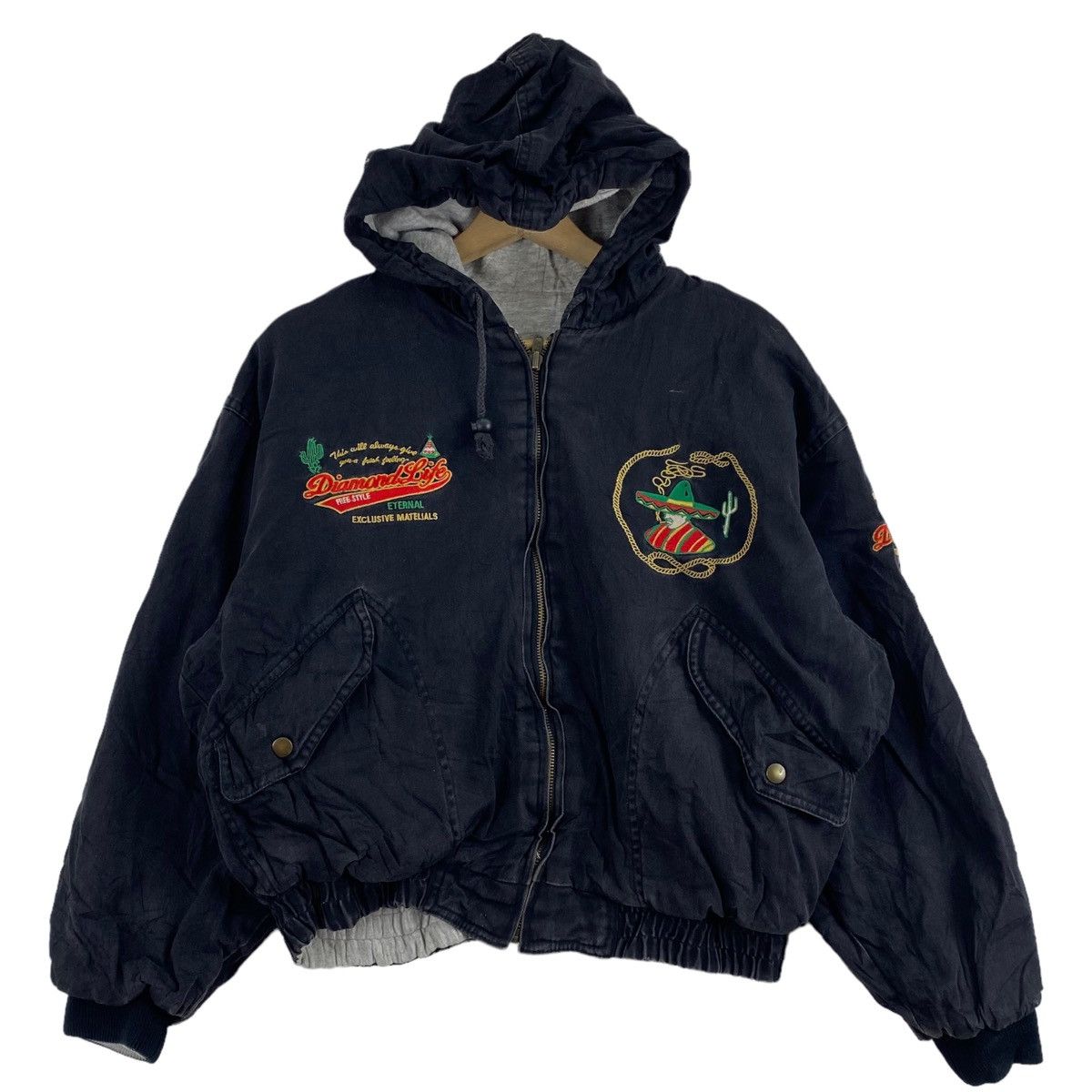 Weather Report WEATHER REPORT Diamond Life Print Reversible Bomber Jacket Size US M / EU 48-50 / 2 - 1 Thumbnail