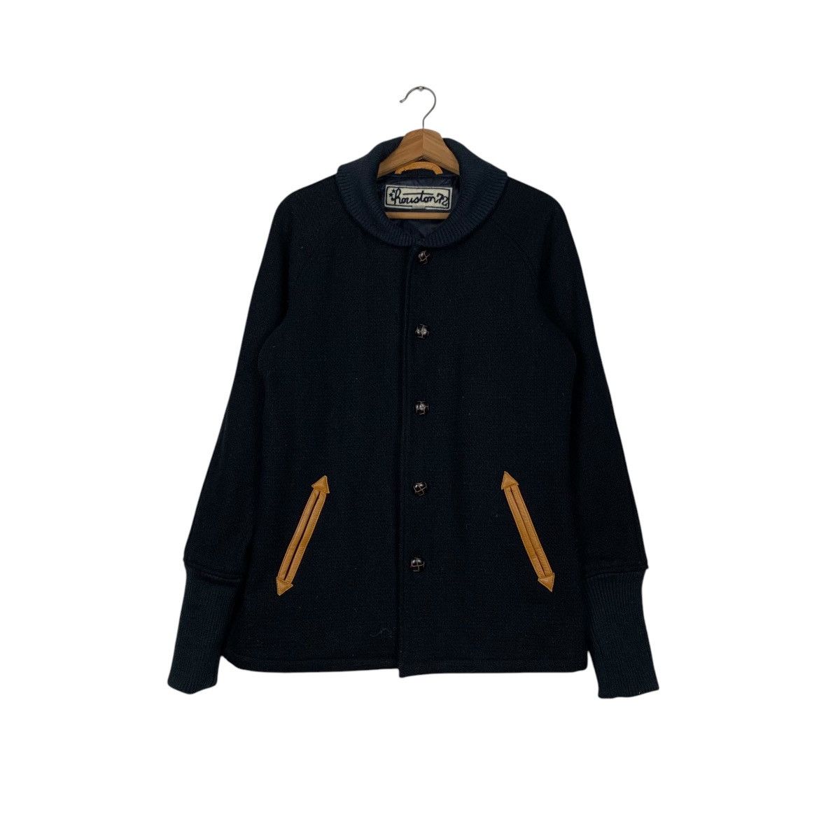 Japanese Brand HOUSTON 72 Wool Button Jacket #2125-C93 Size US L / EU 52-54 / 3 - 1 Thumbnail