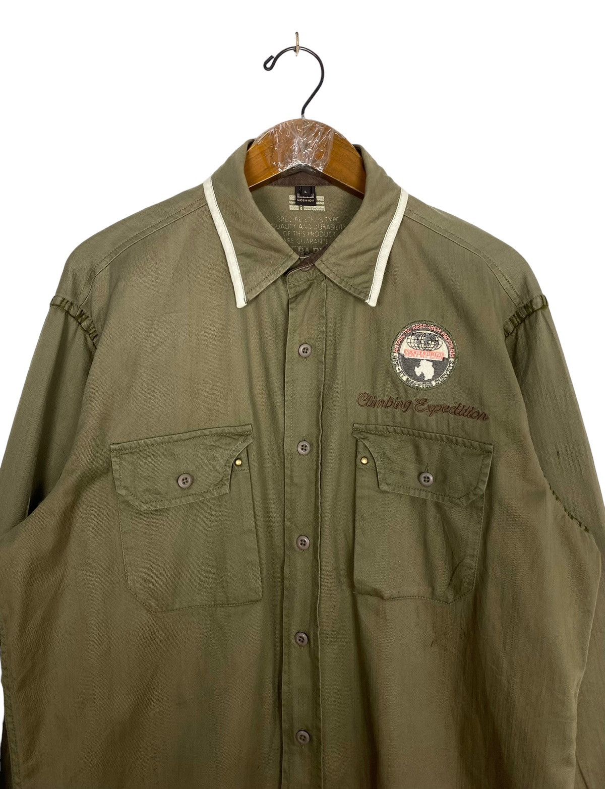 Napapijri Napajiri Climbing Expedition Shirt Embroidery Big Logo Size US L / EU 52-54 / 3 - 6 Thumbnail