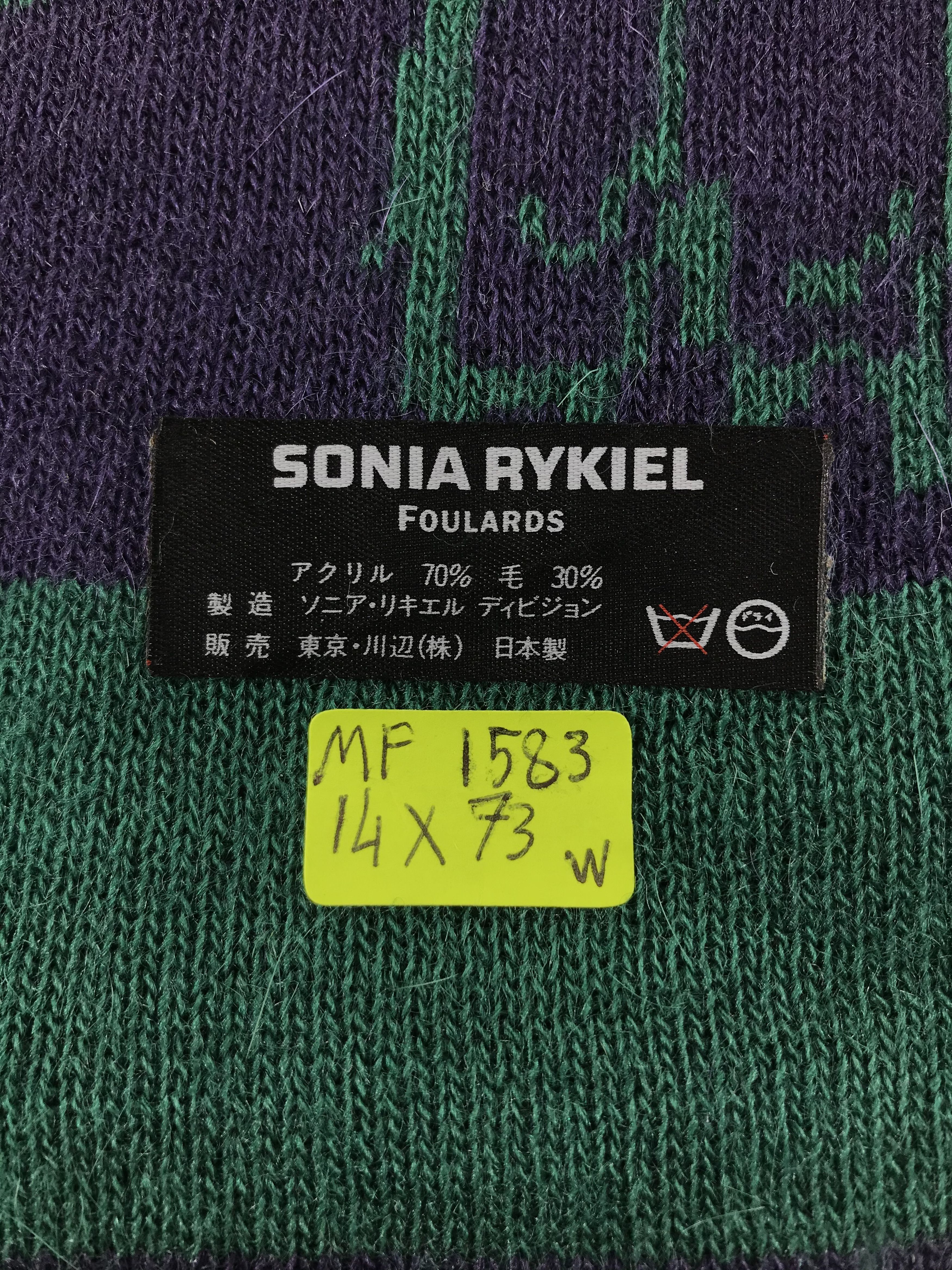 Sonia Rykiel Vintage Sonia Rykiel Scarf/Muffler/Neckwear MF1583 Size ONE SIZE - 4 Thumbnail