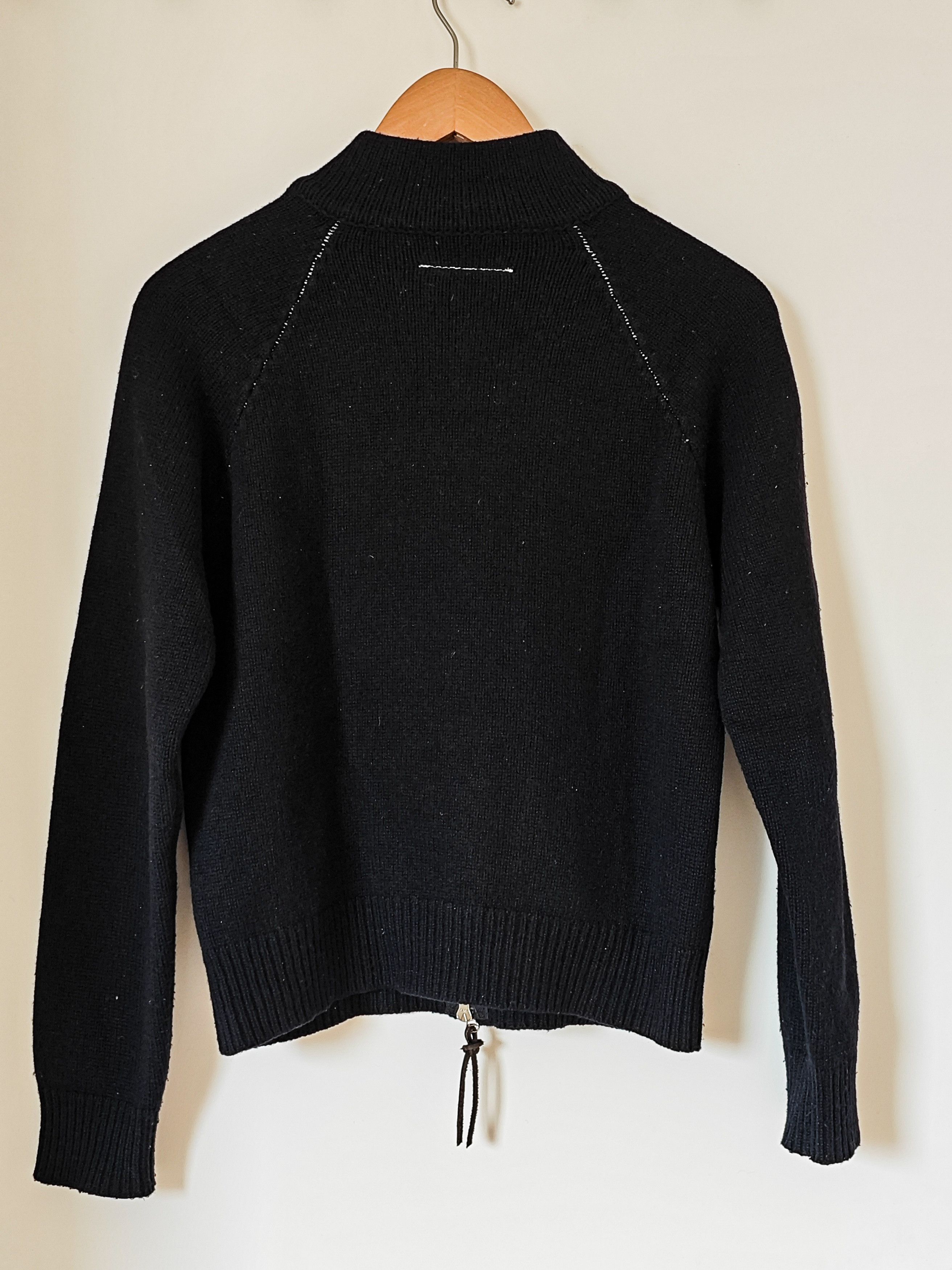 MM6 Maison Margiela MM6 contrast stitch zip knit sweater Size US S / EU 44-46 / 1 - 2 Thumbnail