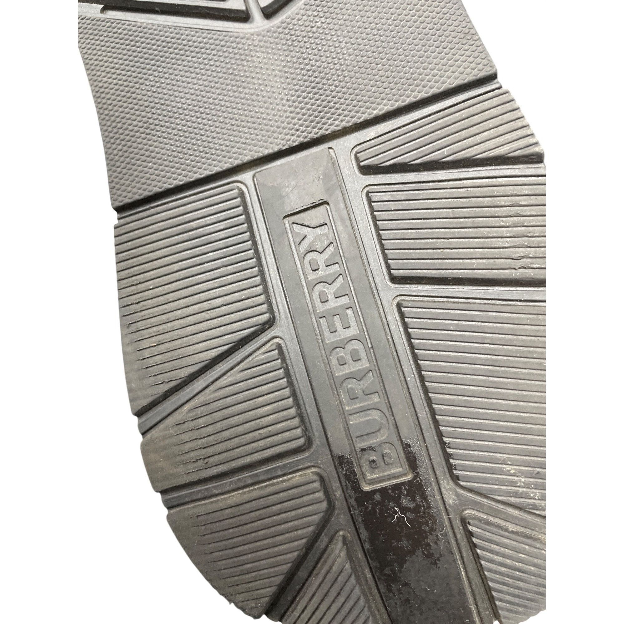 Burberry Burberry Auth Mens Black Kingdom Leather Hook loop Mesh Snea Size US 13 / EU 46 - 7 Thumbnail