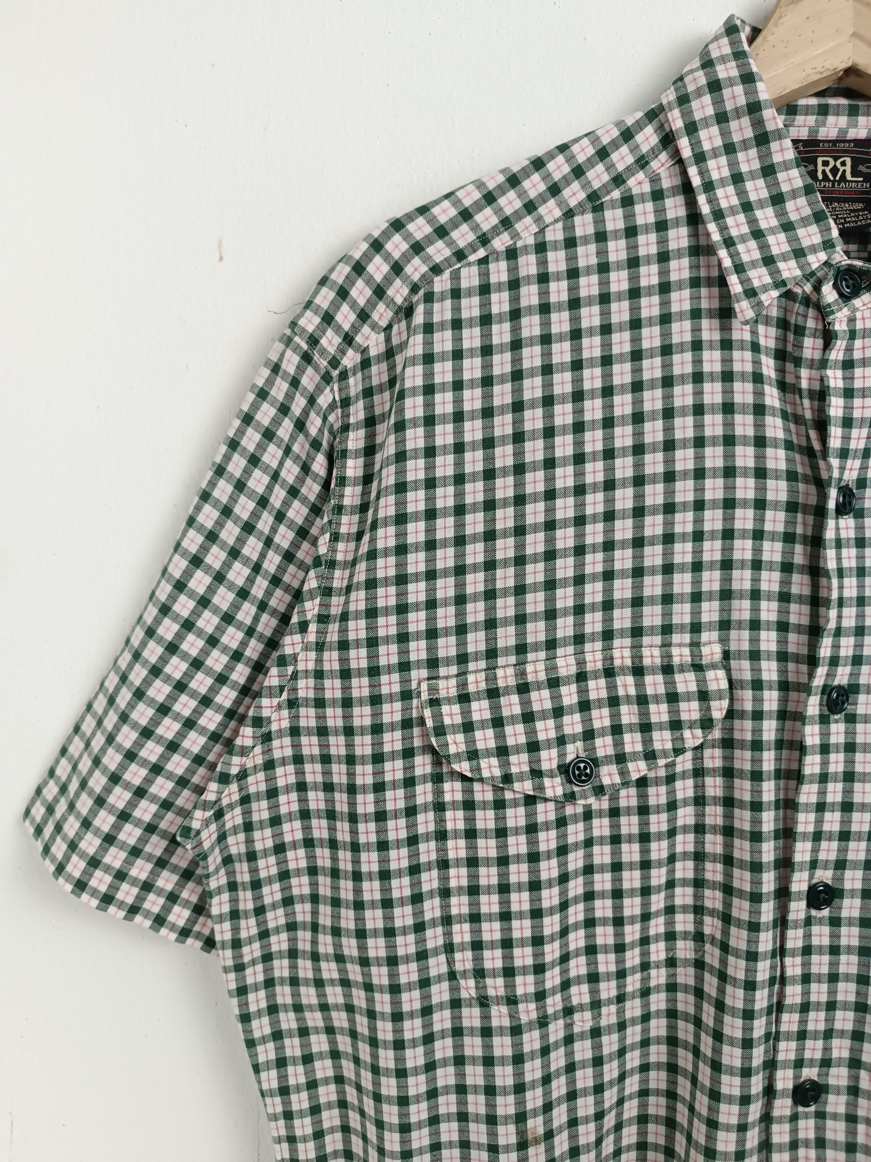 RRL Ralph Lauren VINTAGE RRL RALPH LAUREN BIG & TALL DOUBLE POCKET SHIRTS Size US L / EU 52-54 / 3 - 5 Thumbnail
