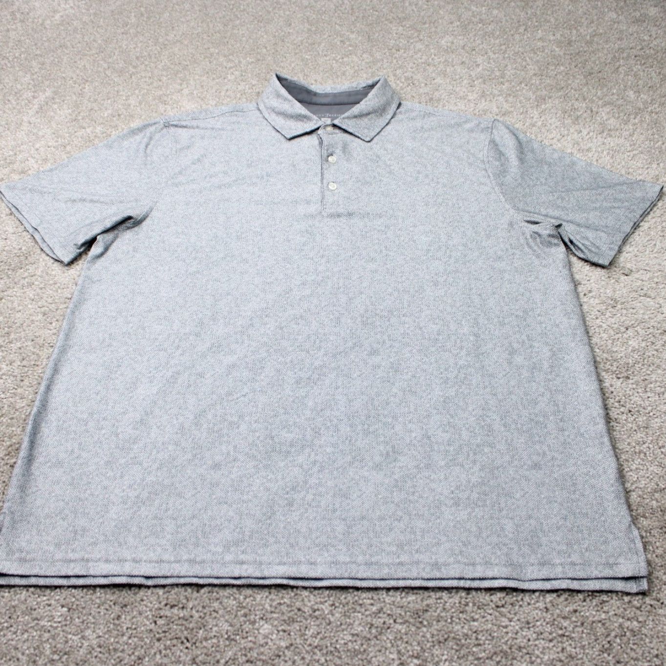 Vintage Hickey Freeman Golf Polo Shirt Mens Large Gray Geometric Short Sleeve Pullover Size US L / EU 52-54 / 3 - 2 Thumbnail