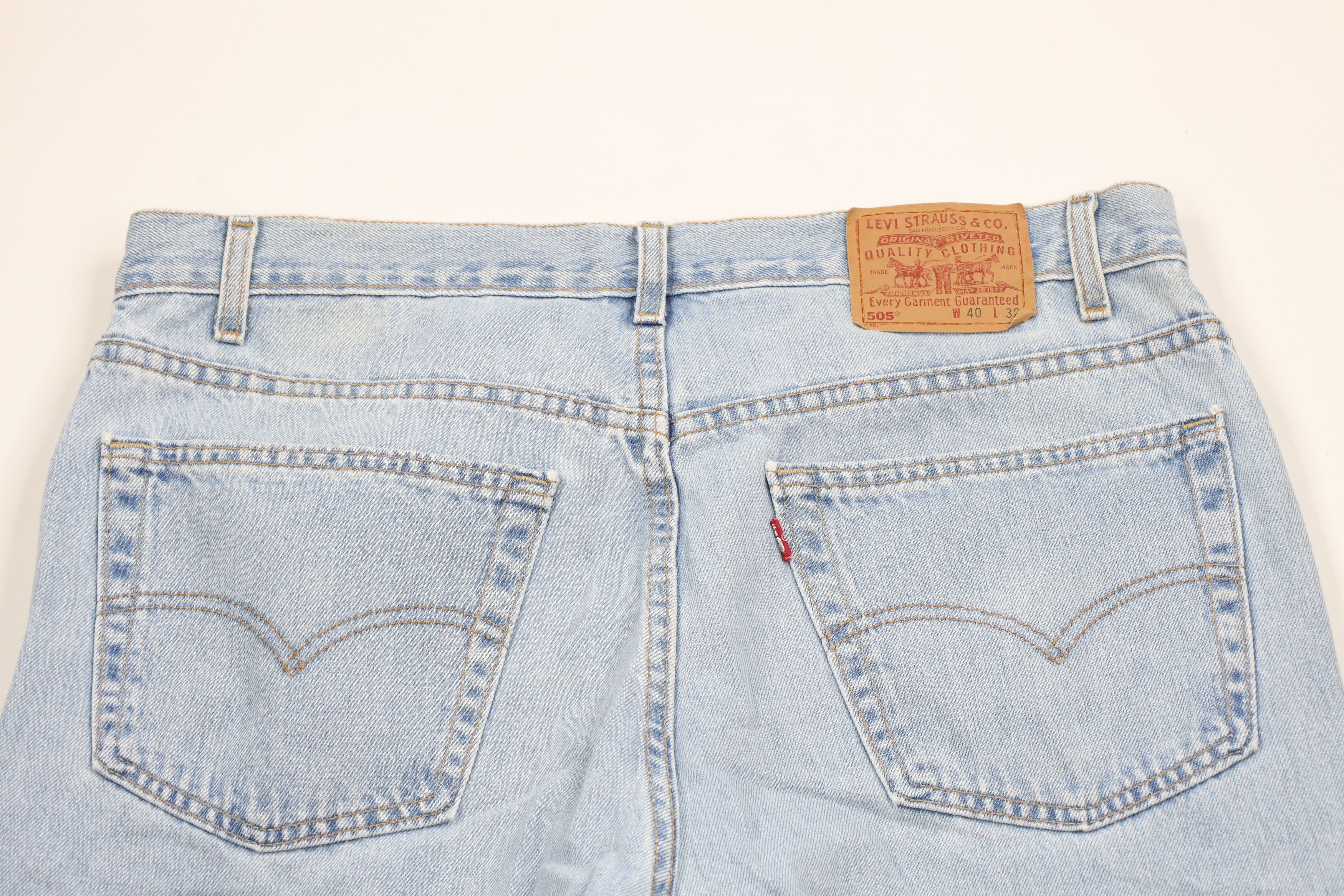 Levi's × Vintage Vintage Y2K 2000 Levis 505 Regular Fit Denim Jeans USA Size US 38 / EU 54 - 11 Thumbnail