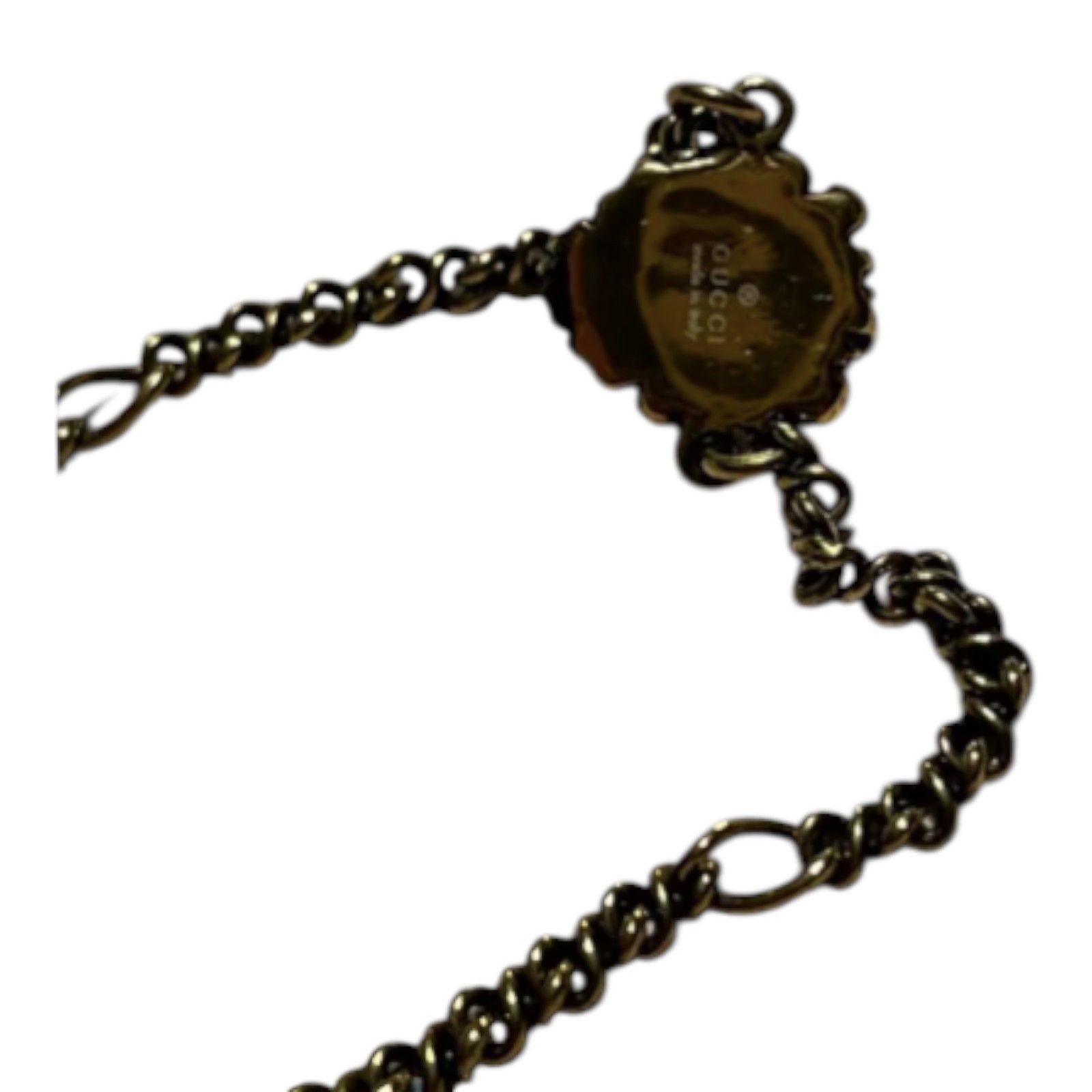 Gucci Gucci Lion Head Bracelet Gold Metal Size ONE SIZE - 6 Thumbnail