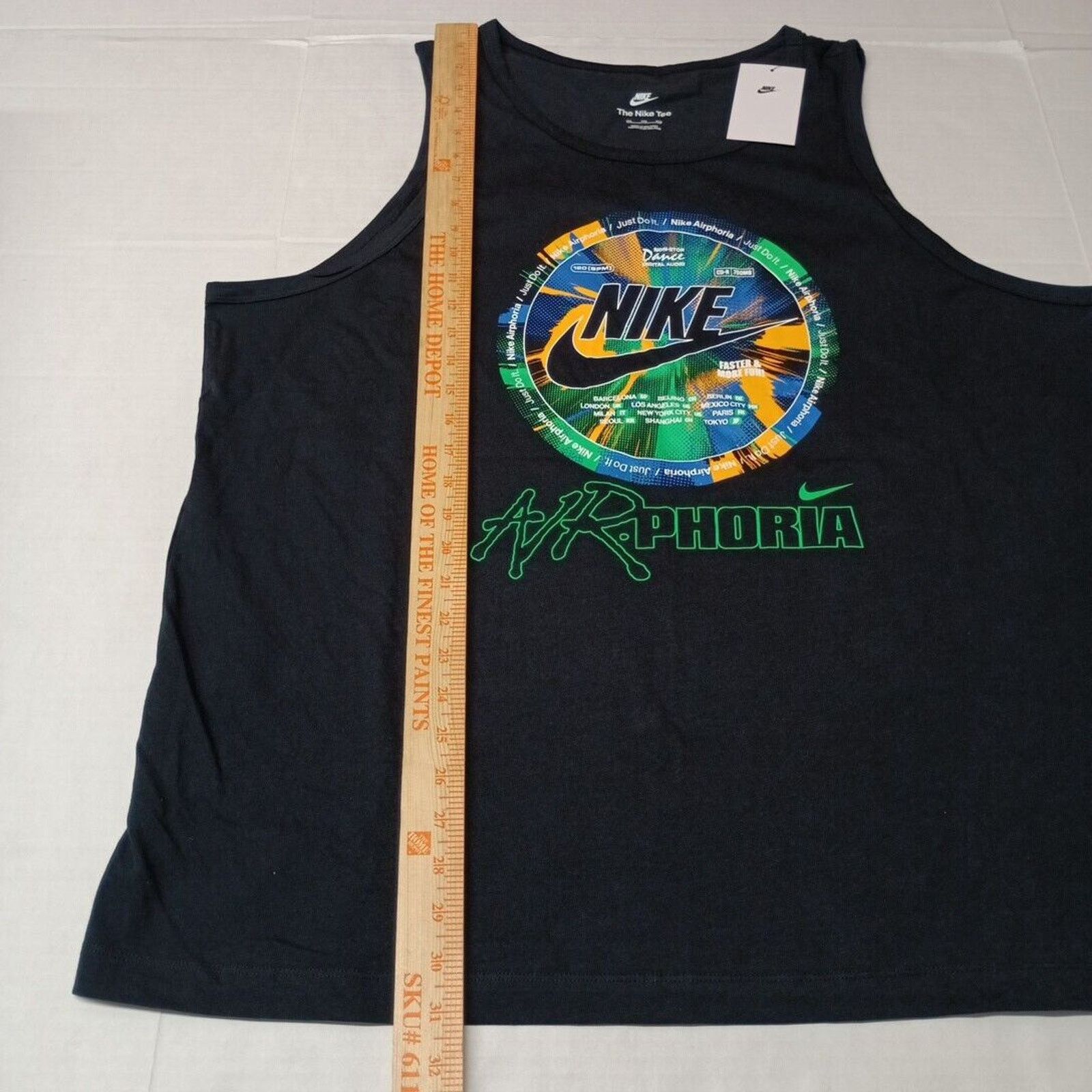Nike Nike Sportswear Air-phoria Tank Top Men's 2XL XXL Black Size US XXL / EU 58 / 5 - 5 Thumbnail