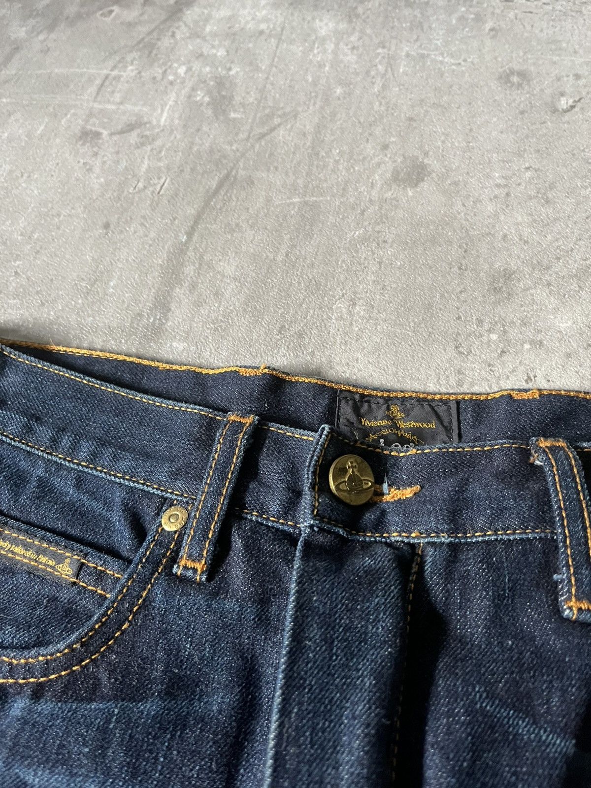 Lee × Vivienne Westwood Vivienne Westwood x Lee zipped crotch jeans navy rare Size US 30 / EU 46 - 10 Thumbnail