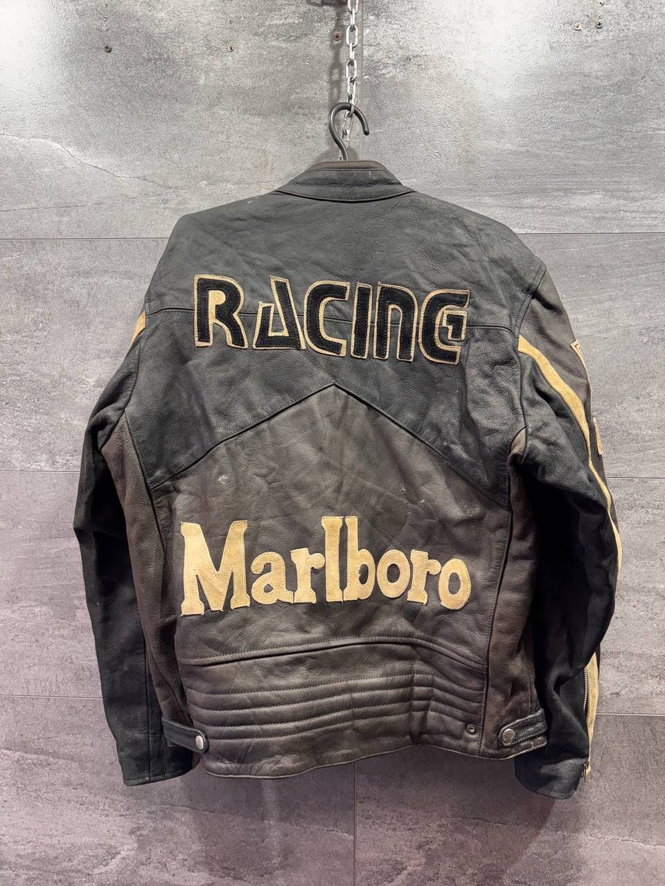 Marlboro Marlboro Vintage Racing Leather Rare Motorcycle Biker Jacket Size US S / EU 44-46 / 1 - 2 Thumbnail