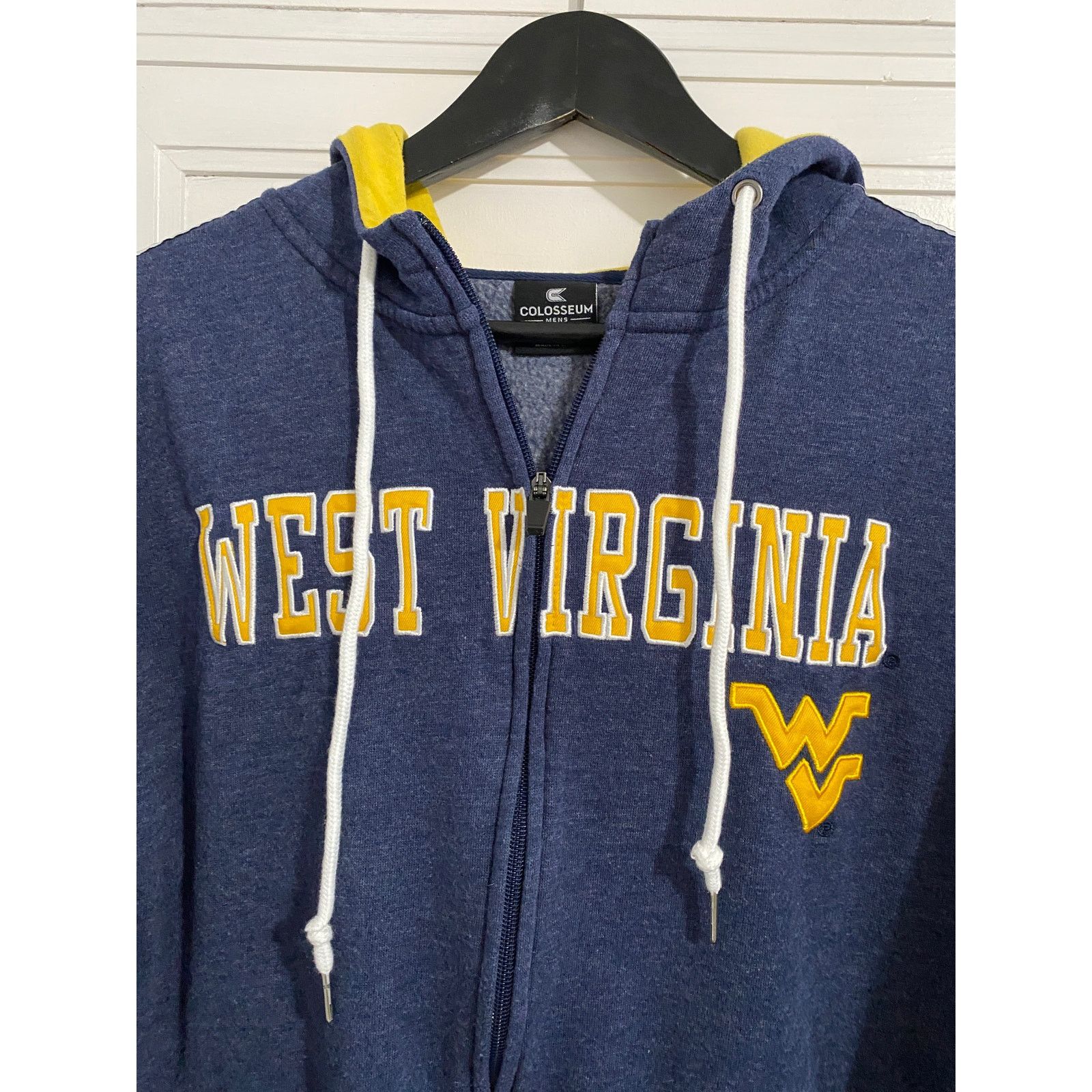 Colosseum Athletics West Virginia Mountaineers Full-Zip Hoodie Size Medium Size US M / EU 48-50 / 2 - 2 Thumbnail