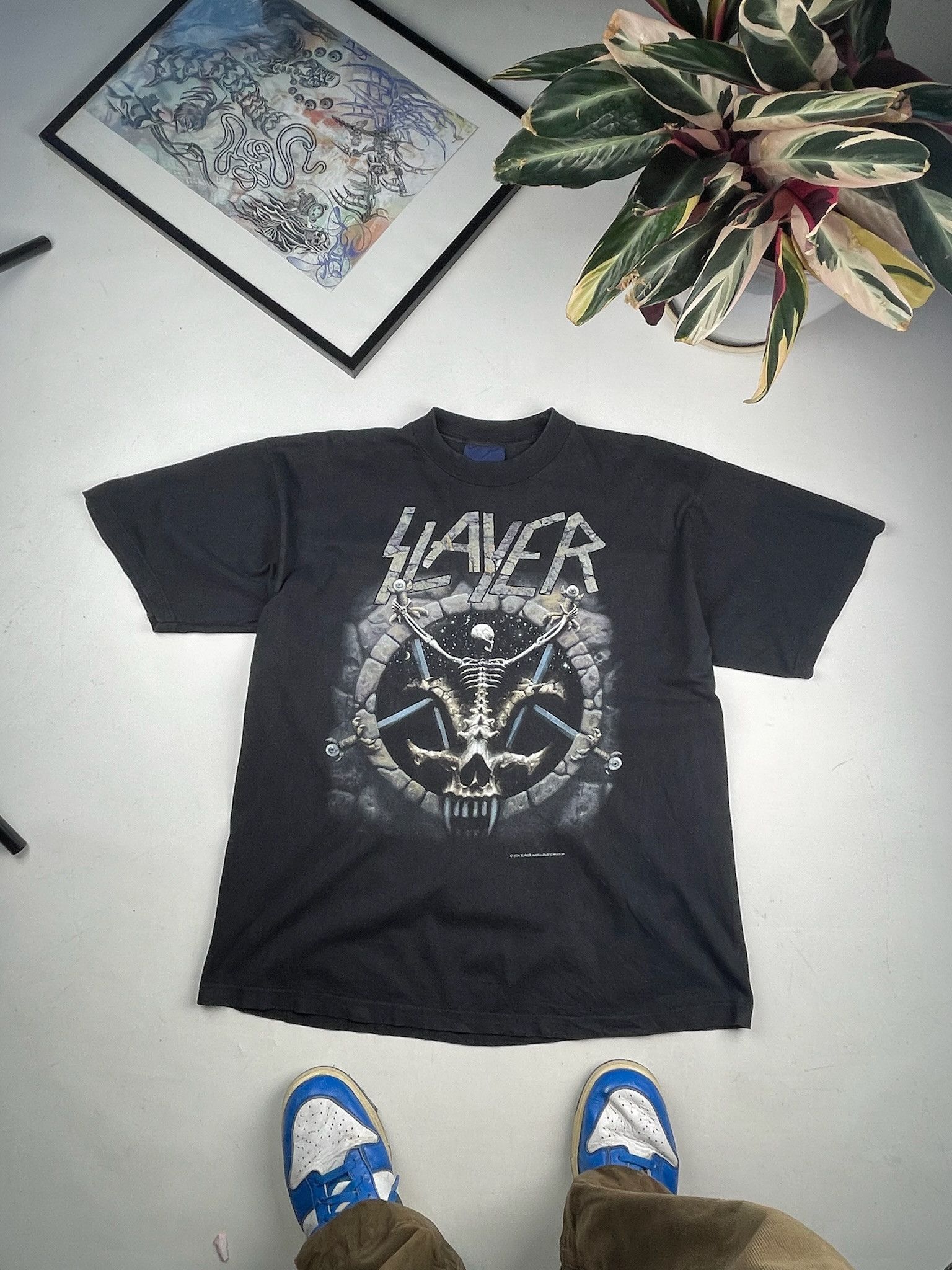 Slayer VINTAGE SLAYER TEE Size US XL / EU 56 / 4 - 1 Thumbnail