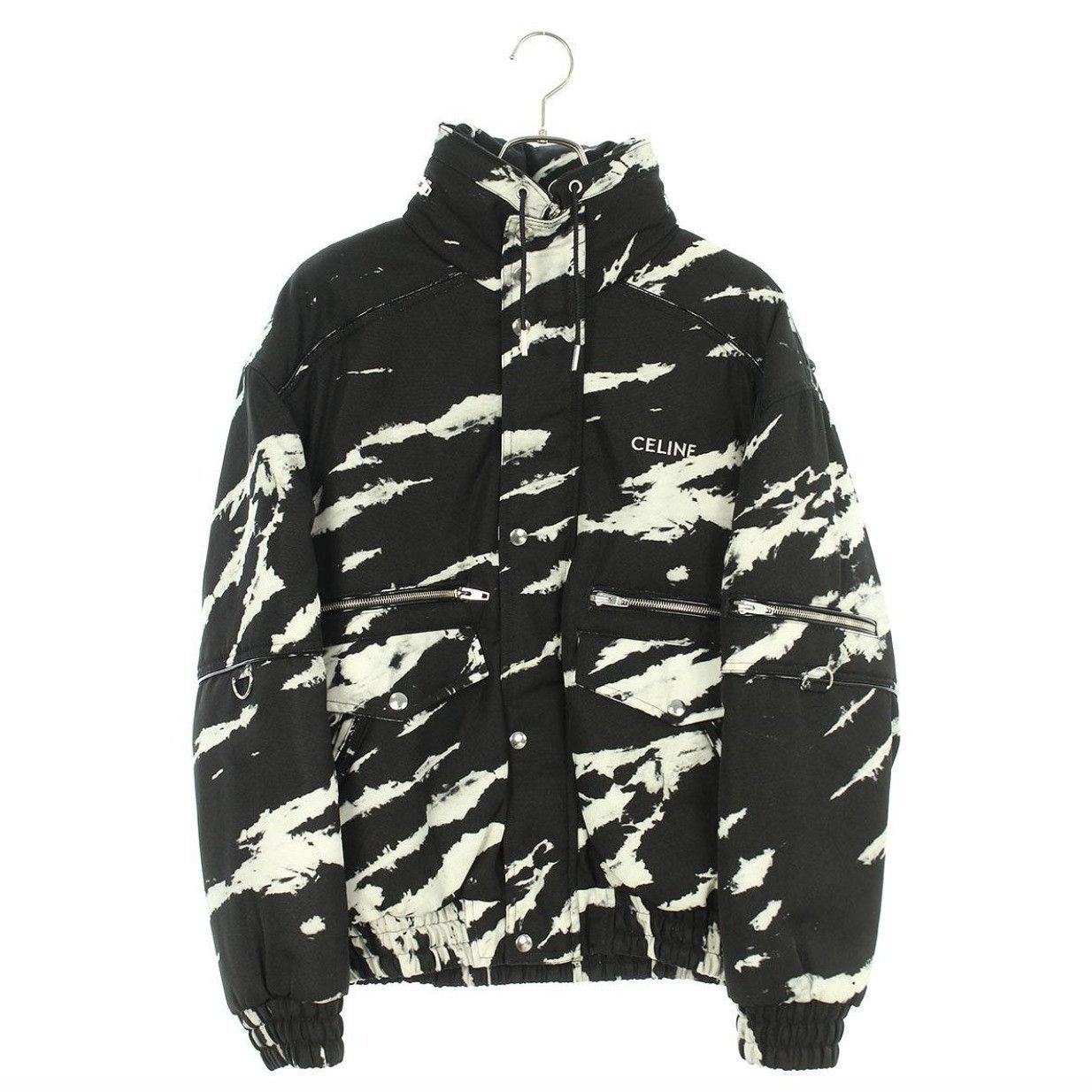 Celine o1bcso1str0124 2W719839S.01KC Jacket in Craie /Noir Size US L / EU 52-54 / 3 - 1 Thumbnail