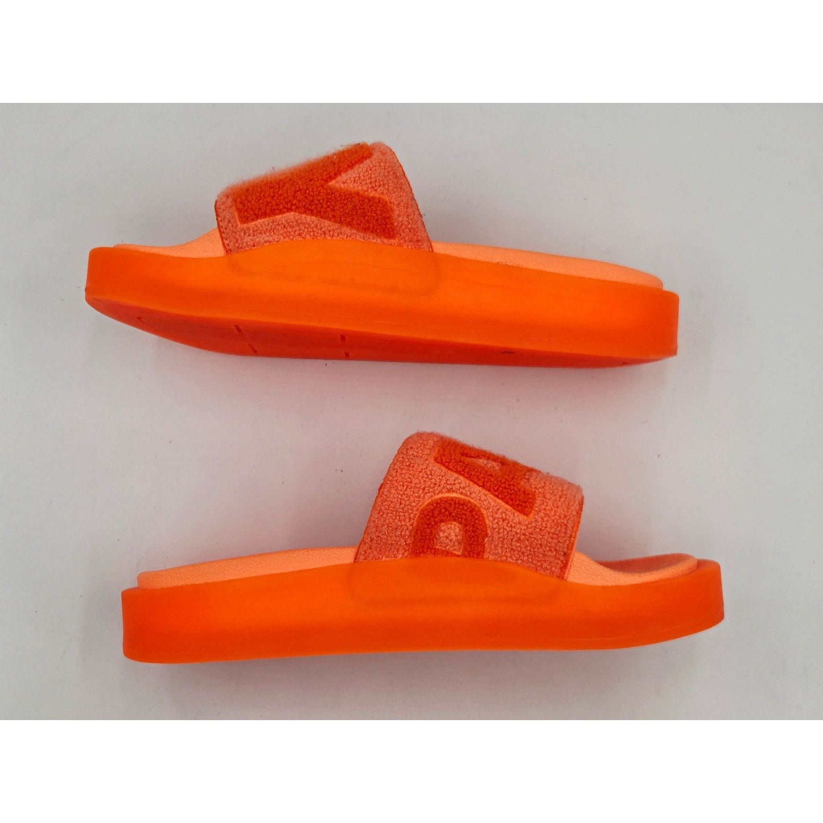 Ivy Park Adidas IVY Park Terry Slides Mens 7 Orange Beyonce Sandals Size US 7 / EU 40 - 8 Thumbnail