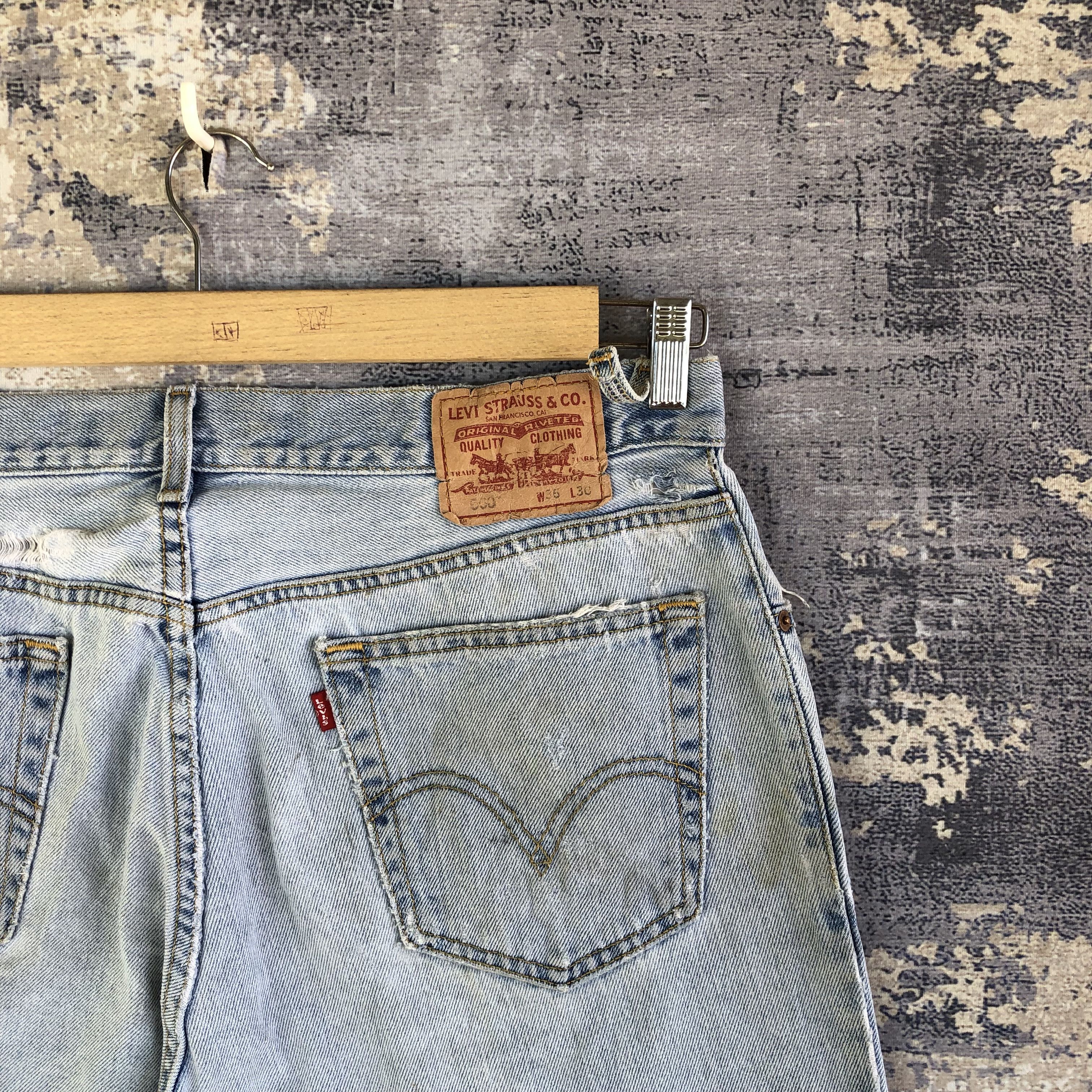 Levi's Vintage Levis 560 Dirty Faded Jeans Levis Distressed Denim Size US 34 / EU 50 - 5 Thumbnail
