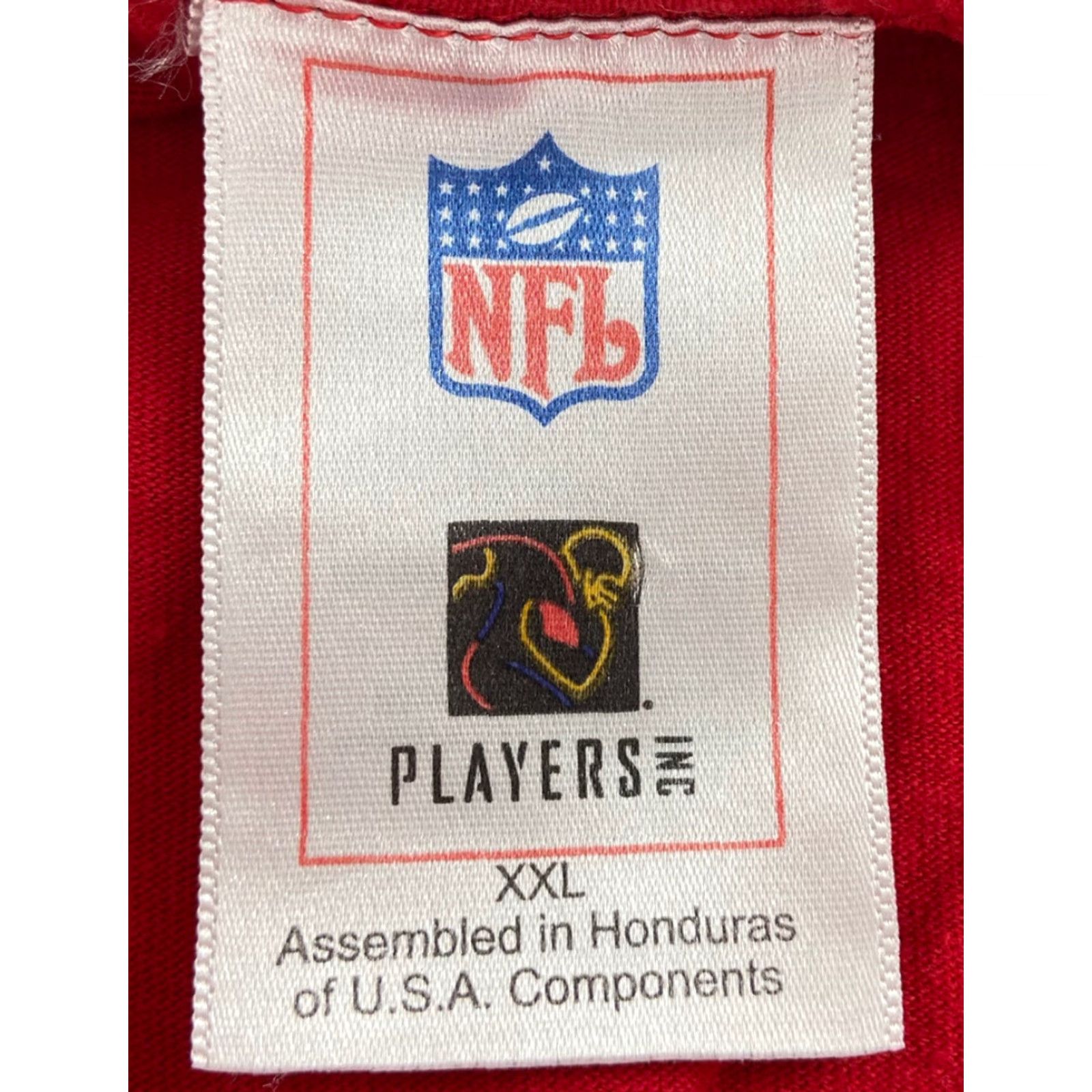 NFL VINTAGE Y2K NFL Tampa Bay Buccaneers Warren Sapp #99 Graphic Tee Adult 2XL Red Mens Size US XXL / EU 58 / 5 - 5 Thumbnail