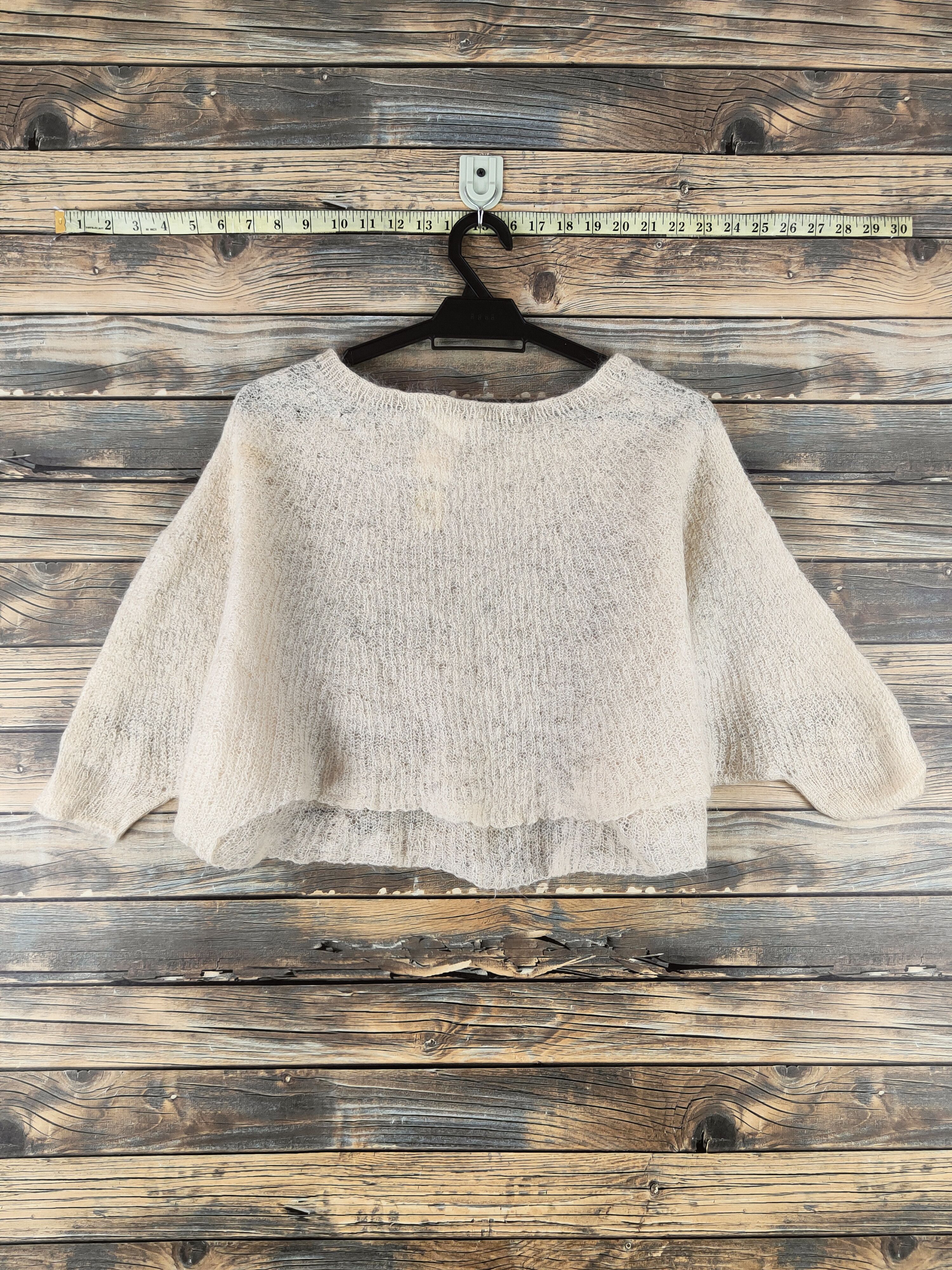 ADAM ET ROPE DL Adam et Rope Light Yellow Knitwear Crop Tops #46-381 Size XS / US 0-2 / IT 36-38 - 8 Thumbnail