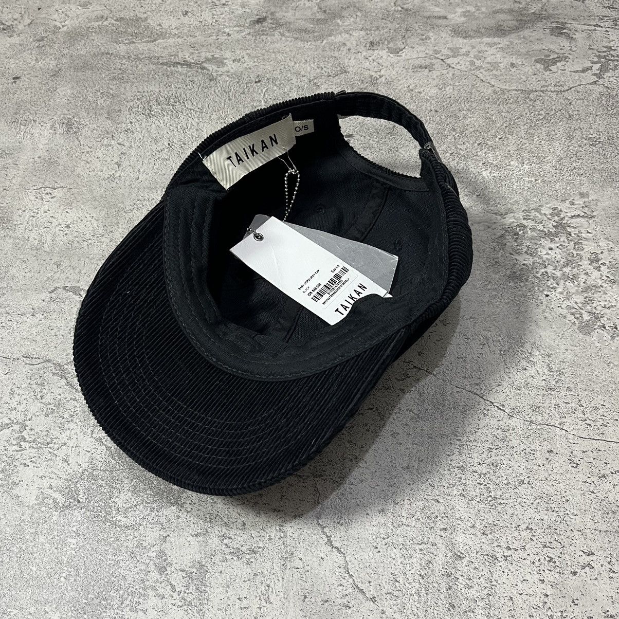 TAIKAN Taikan Easy Corduroy Cap - Black Size ONE SIZE - 2 Thumbnail