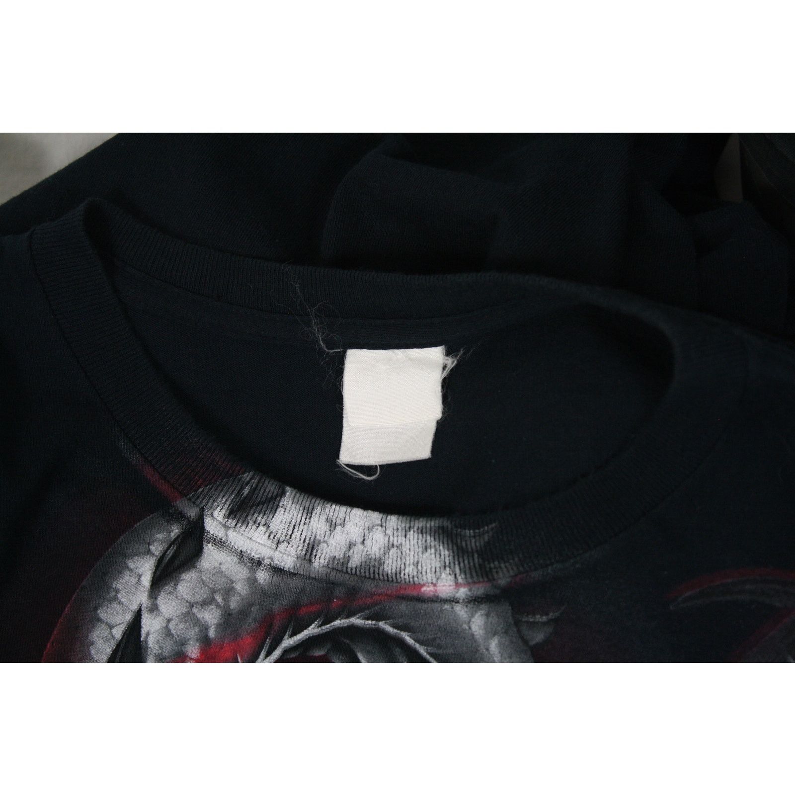 Liquid Blue × Vintage Y2K Skull Snake Dragon T Shirt Mens XL Goth Biker Grunge Size US XXL / EU 58 / 5 - 5 Thumbnail