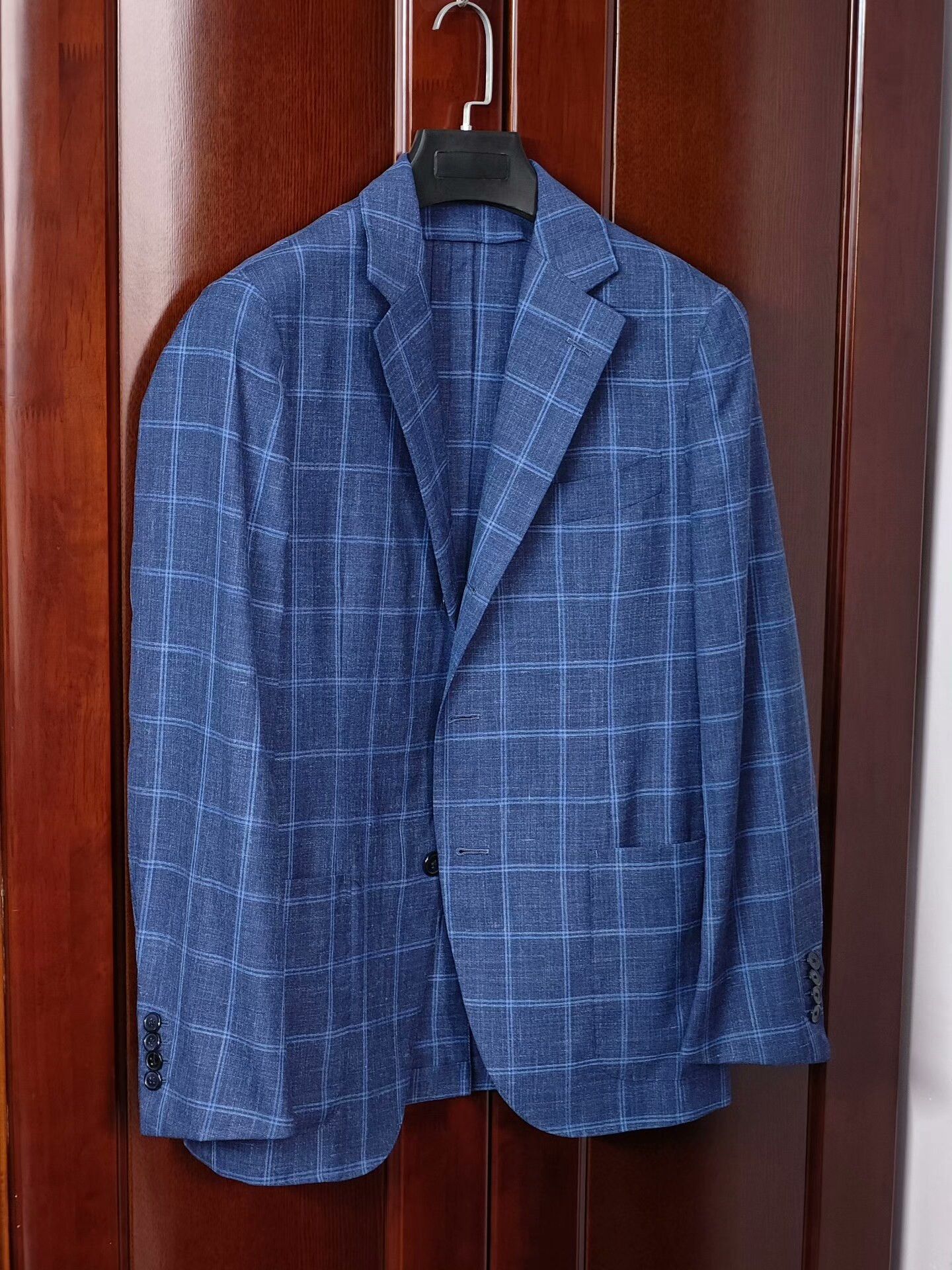 Loro Piana Loro Piana Blue Check Blazer Size US S / EU 44-46 / 1 - 1 Thumbnail