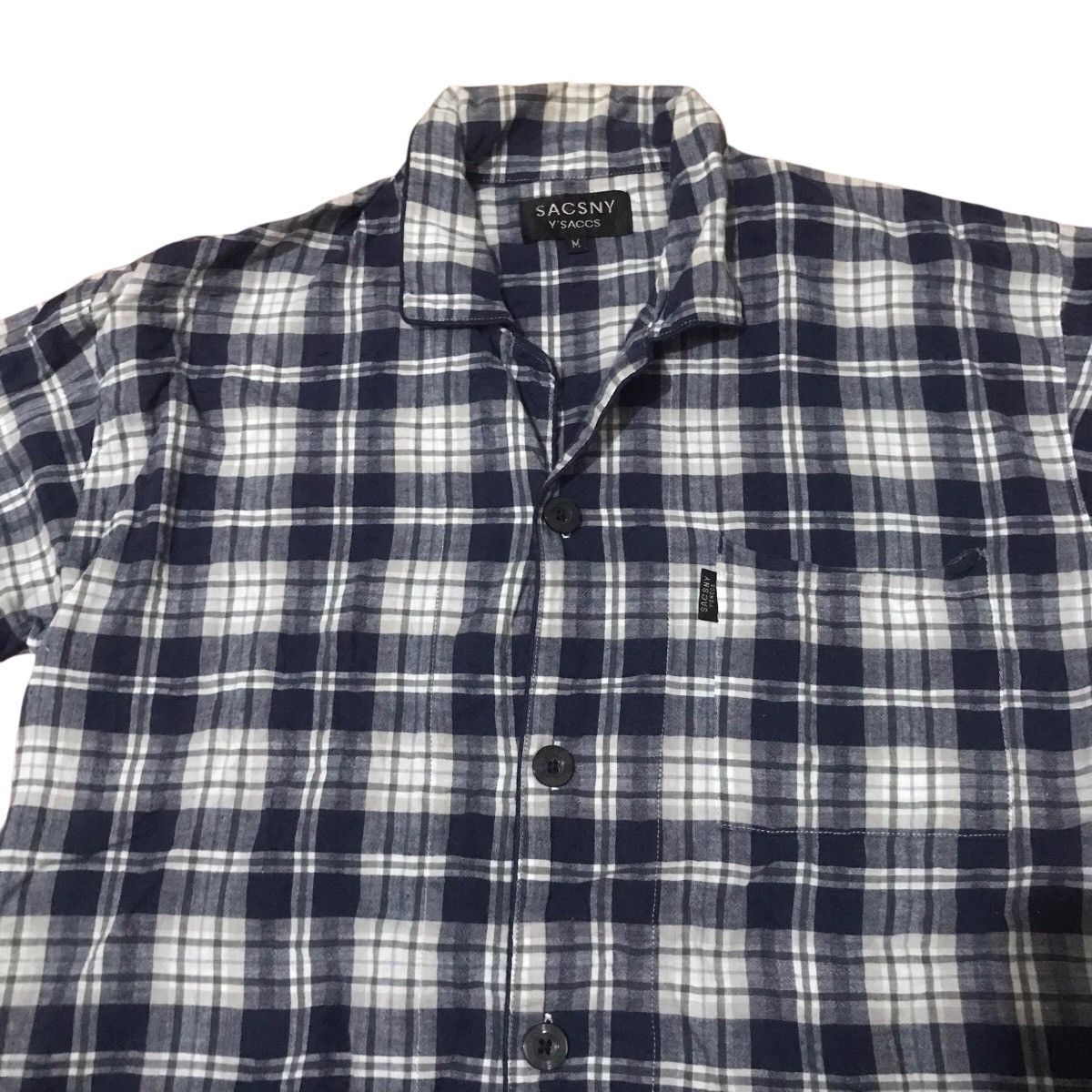 Yohji Yamamoto Vintage sacsny y’saccs shirt button up Size US M / EU 48-50 / 2 - 1 Thumbnail