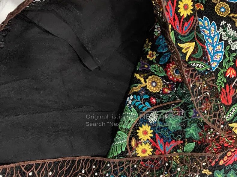 Valentino Valentino Tribal dance embroidered skirt Size 30" / US 8 / IT 44 - 2 Thumbnail