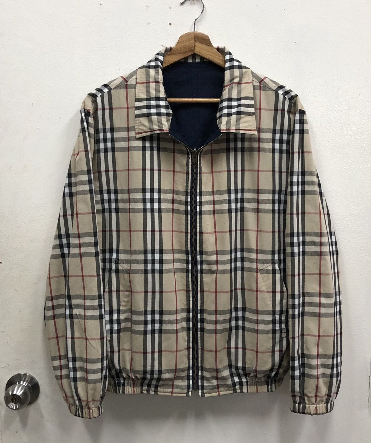 Burberry London Novacheck Reversible Bomber Jacket