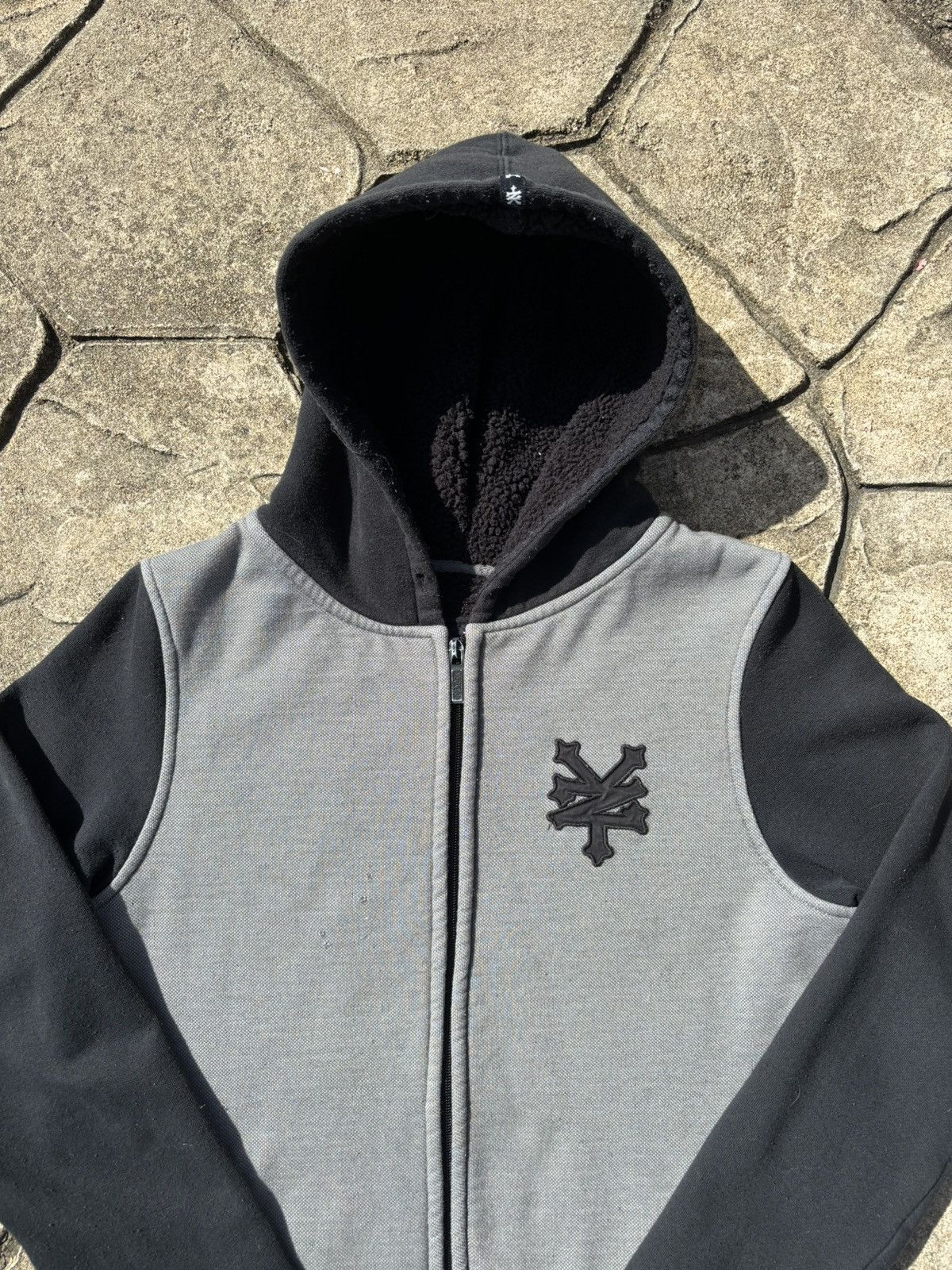 Vintage × Zoo York Y2K Zoo York Fleece Lined Zip Up Hoodie Size US S / EU 44-46 / 1 - 3 Thumbnail